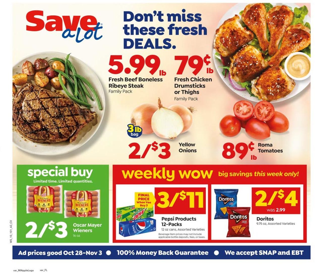 Save a Lot Ad from 10/28/2020