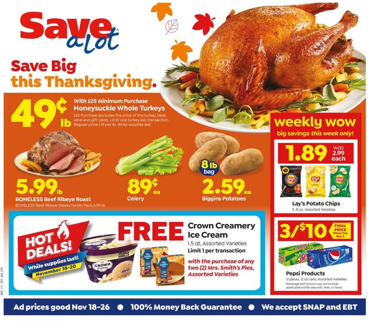 Save a Lot Ad from 11/18/2020
