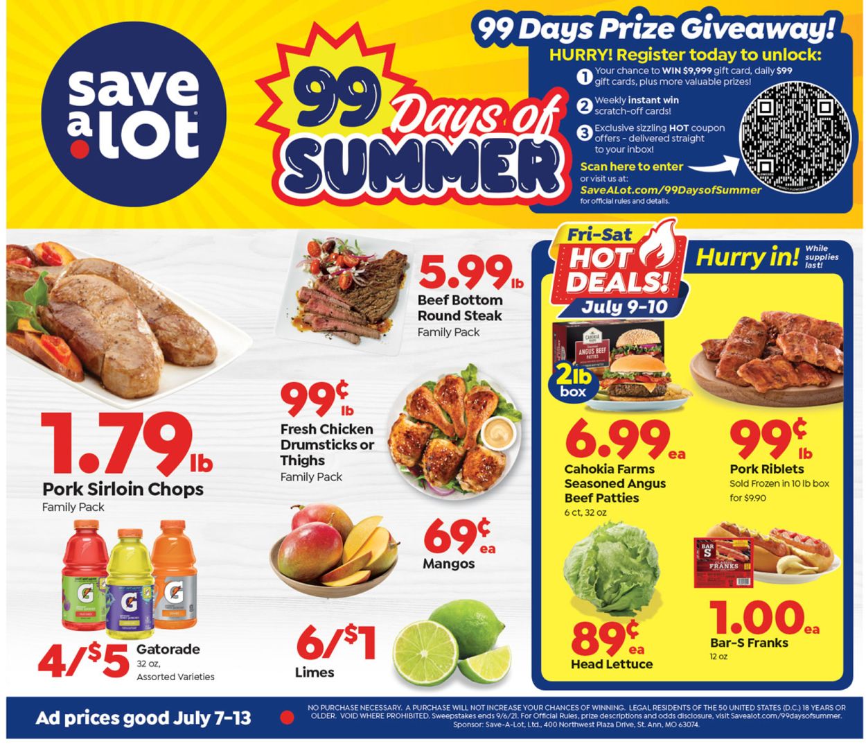 Save a Lot Ad from 07/07/2021
