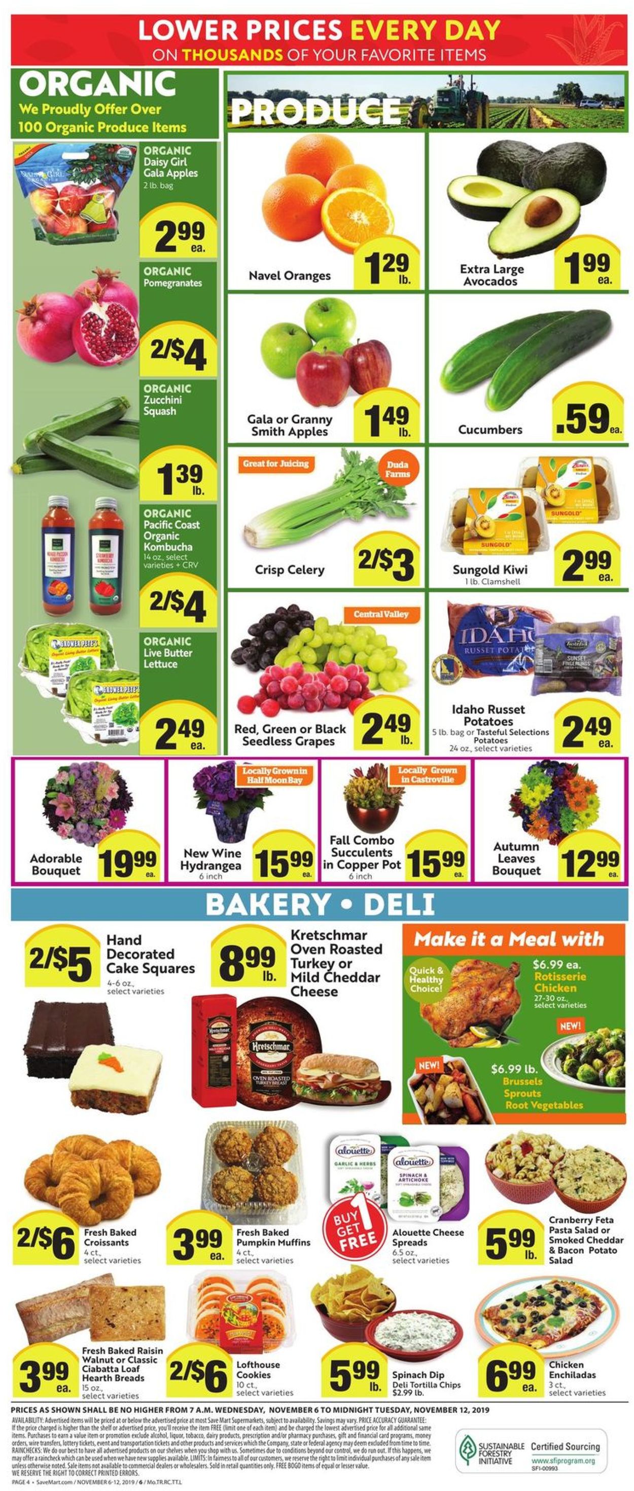 Save Mart Ad from 11/06/2019