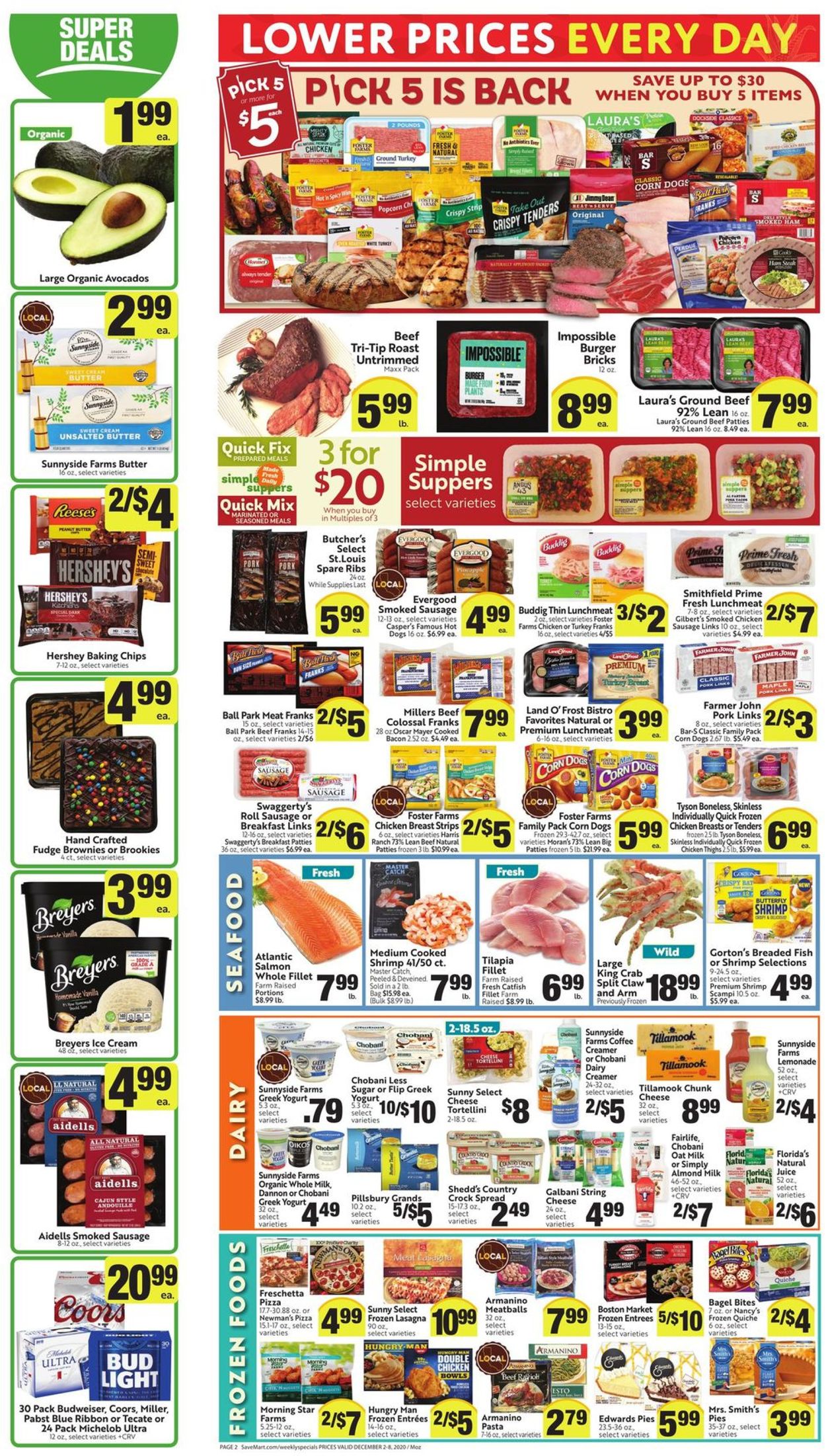 Save Mart Ad from 12/02/2020