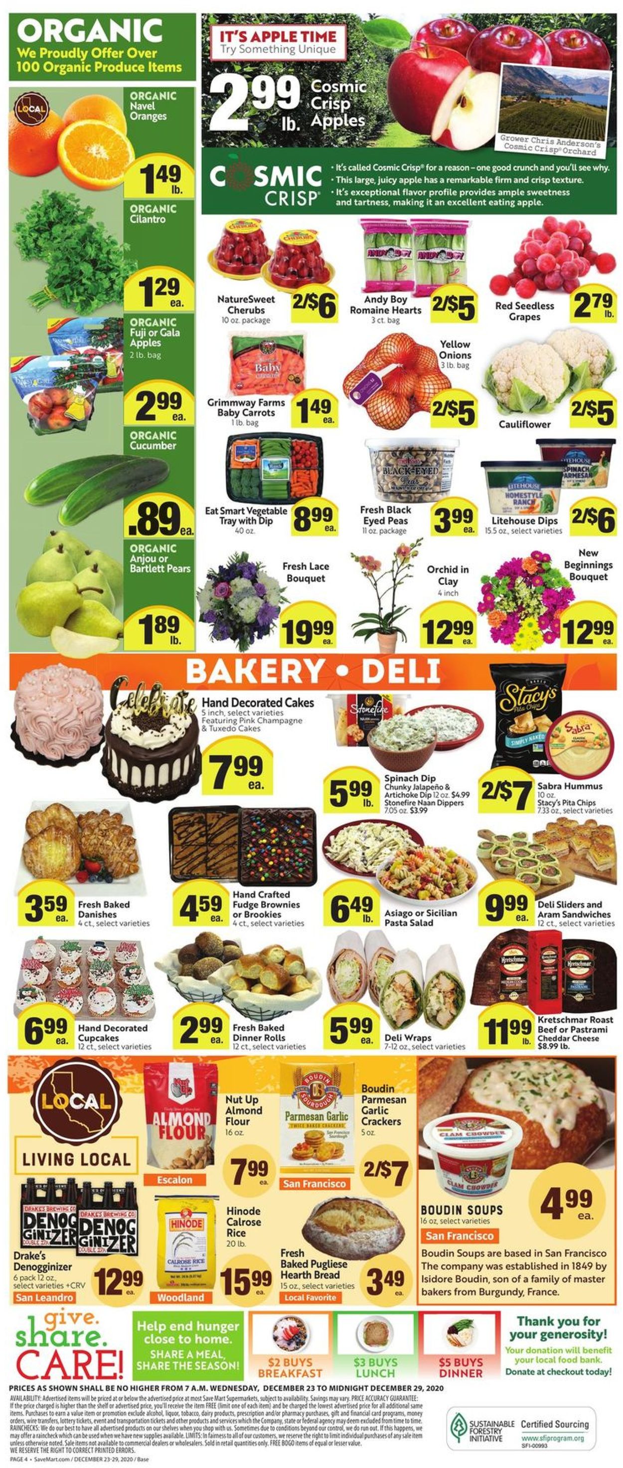 Save Mart Ad from 12/23/2020