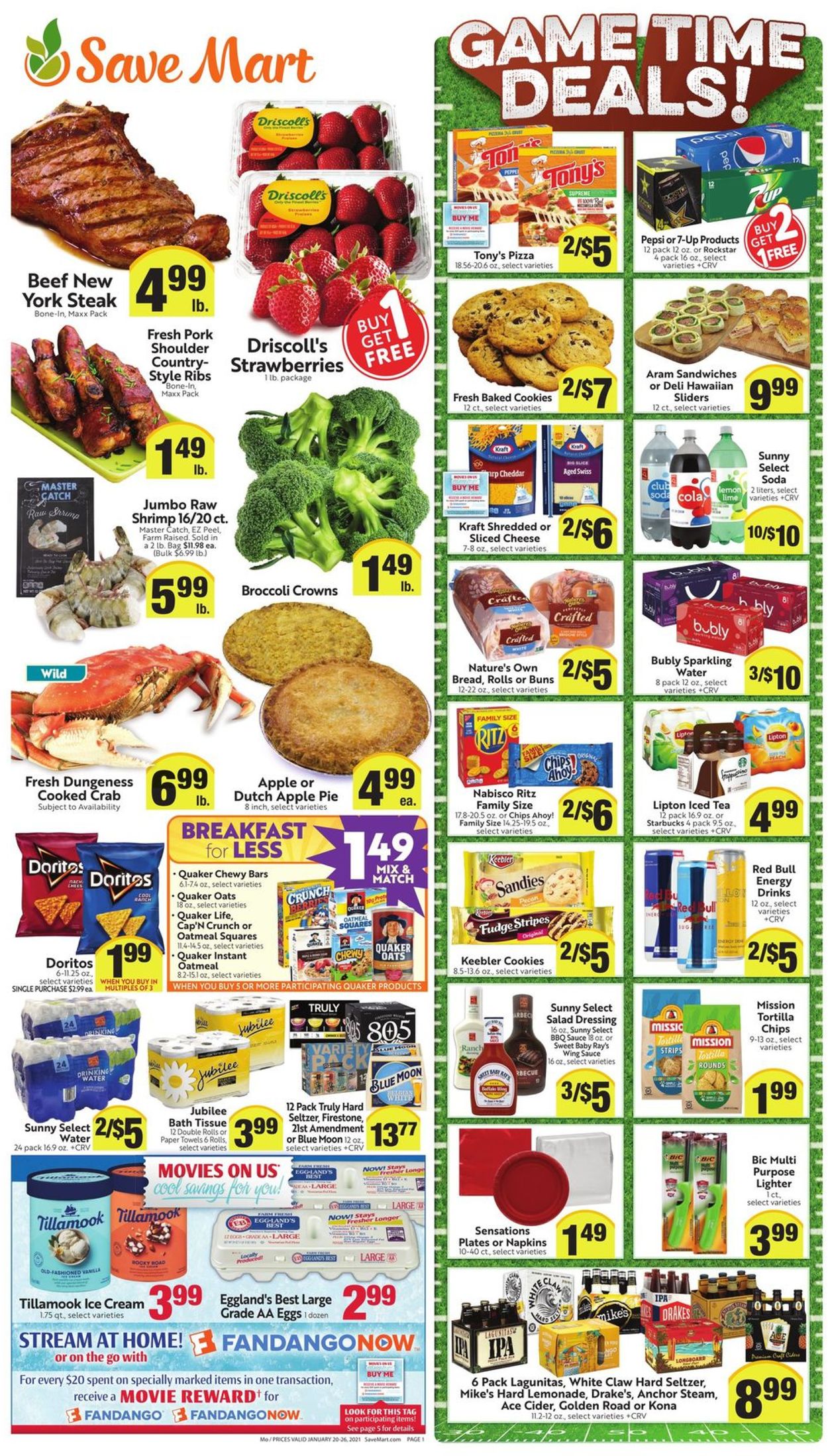 Save Mart Ad from 01/20/2021