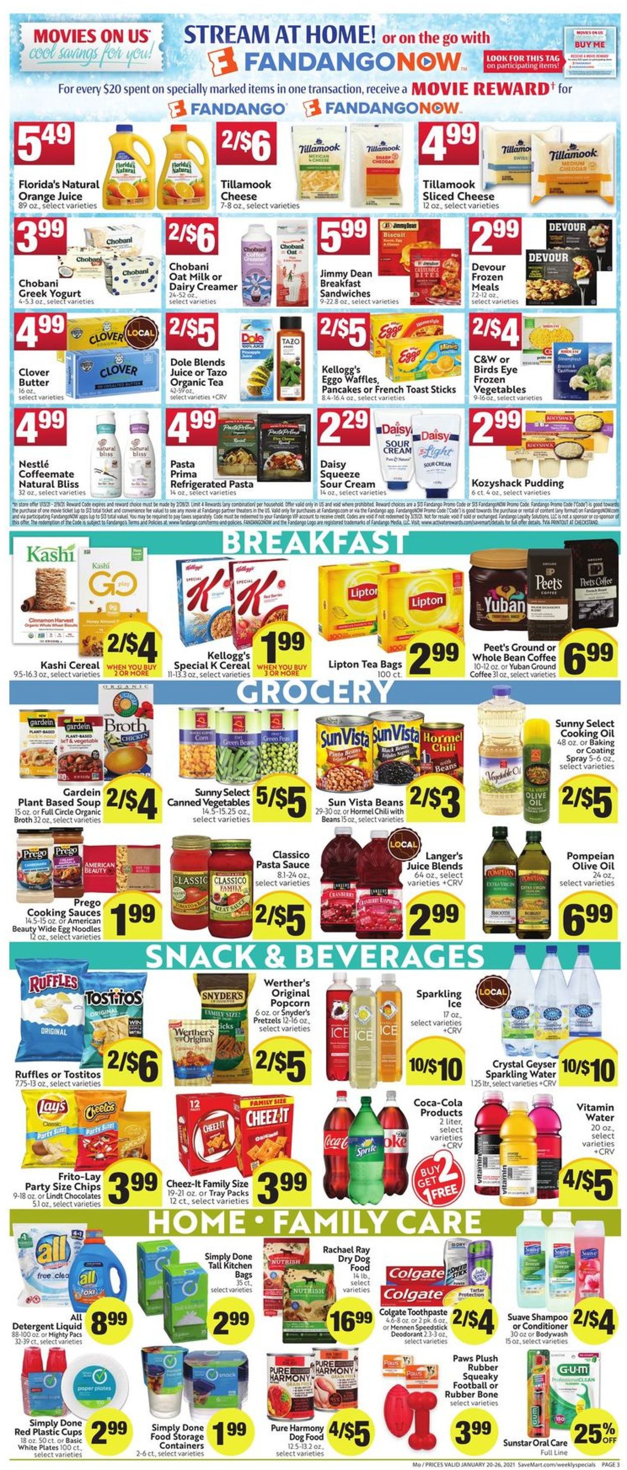 Save Mart Ad from 01/20/2021