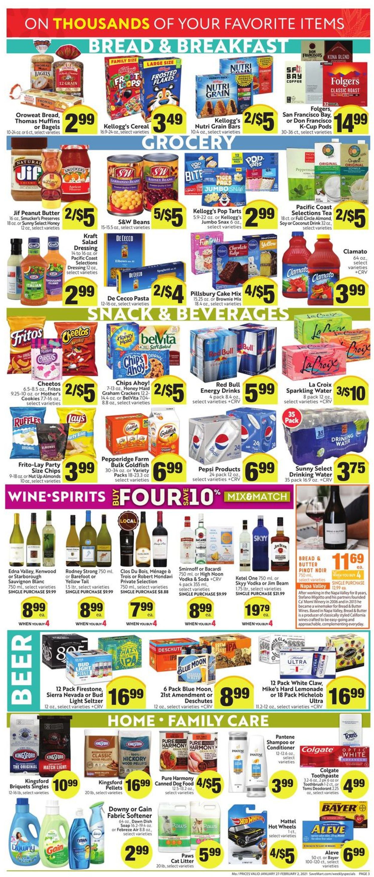 Save Mart Ad from 01/27/2021
