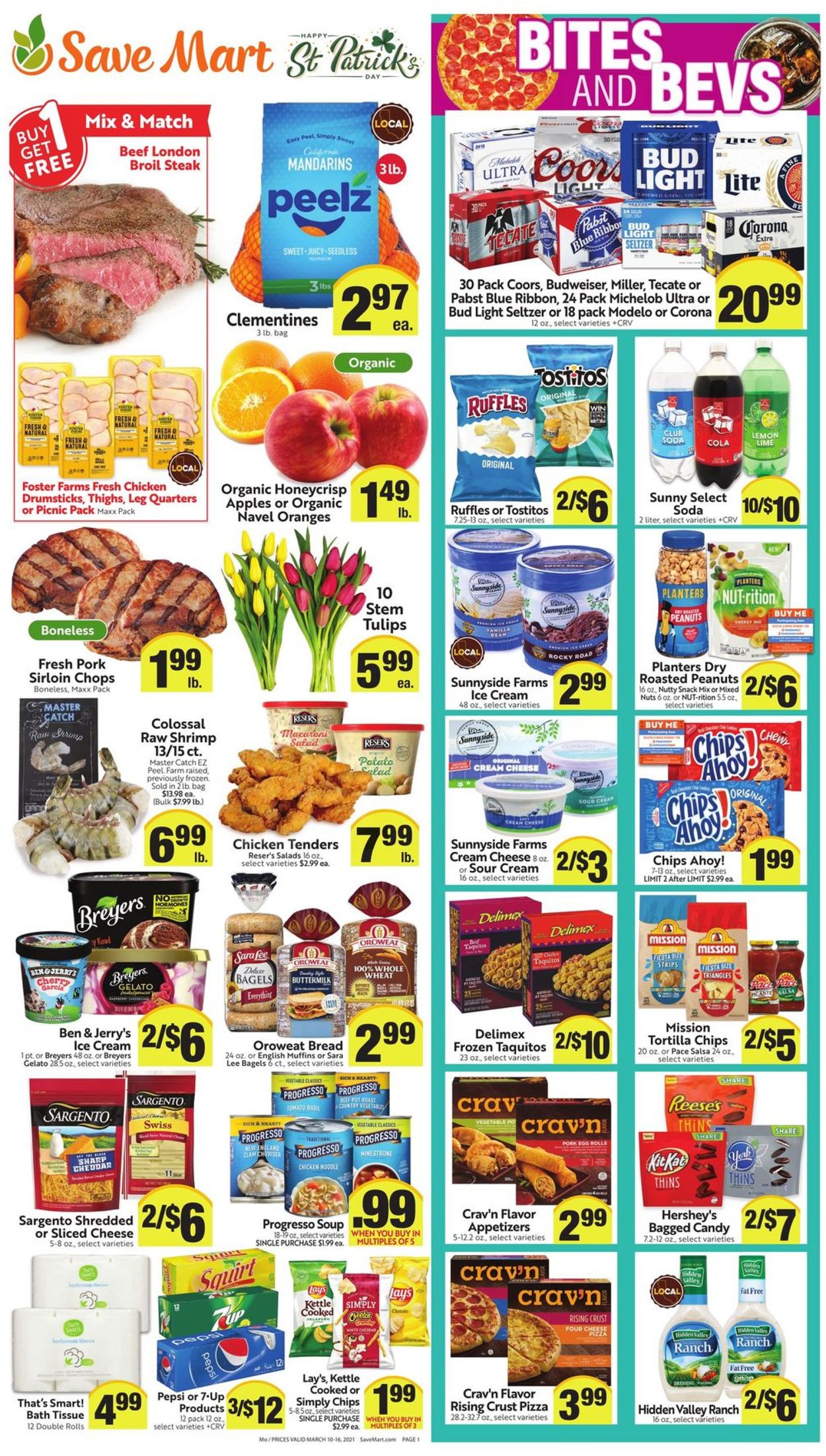 Save Mart Ad from 03/10/2021