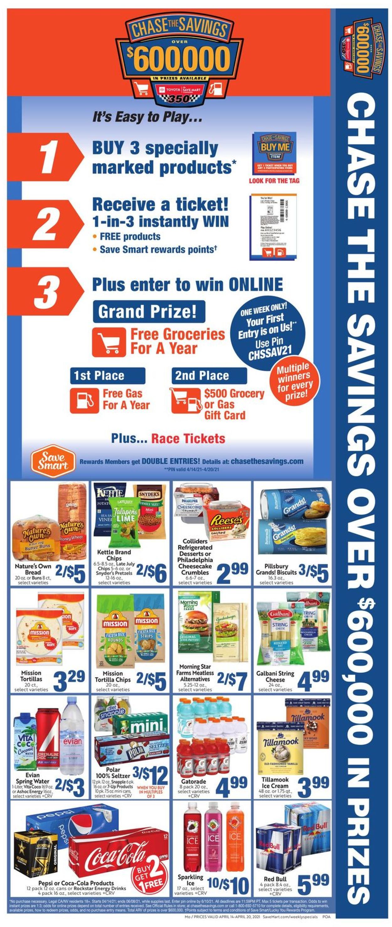 Save Mart Ad from 04/14/2021