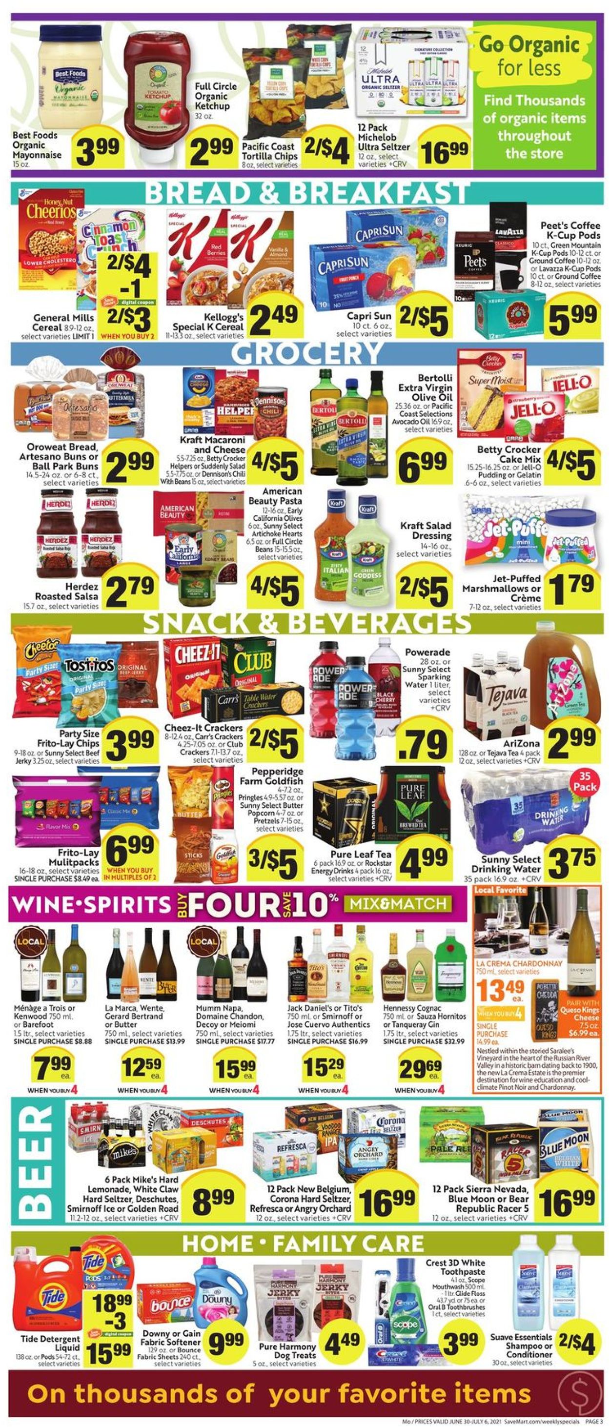 Save Mart Ad from 06/30/2021