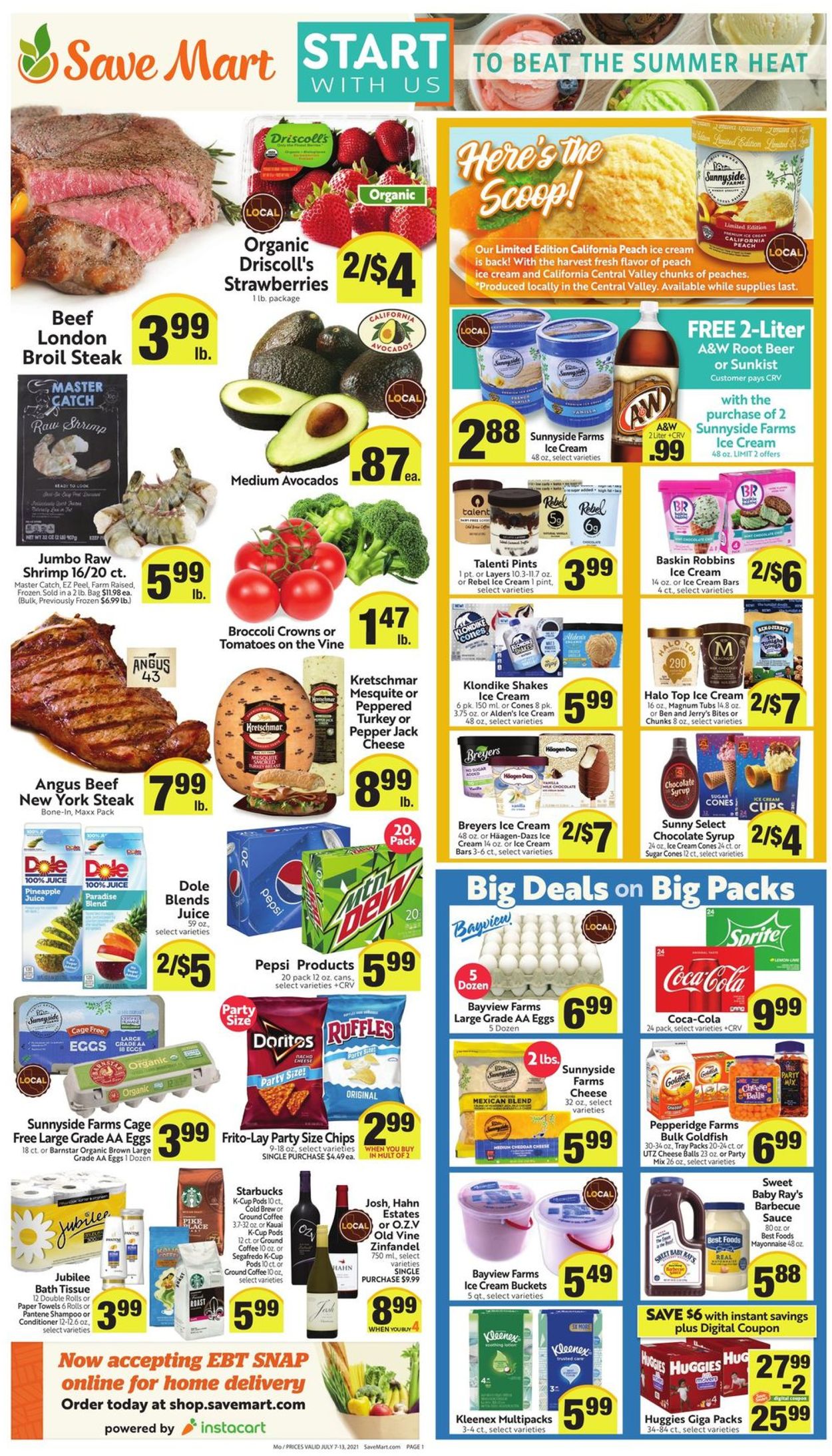 Save Mart Ad from 07/07/2021