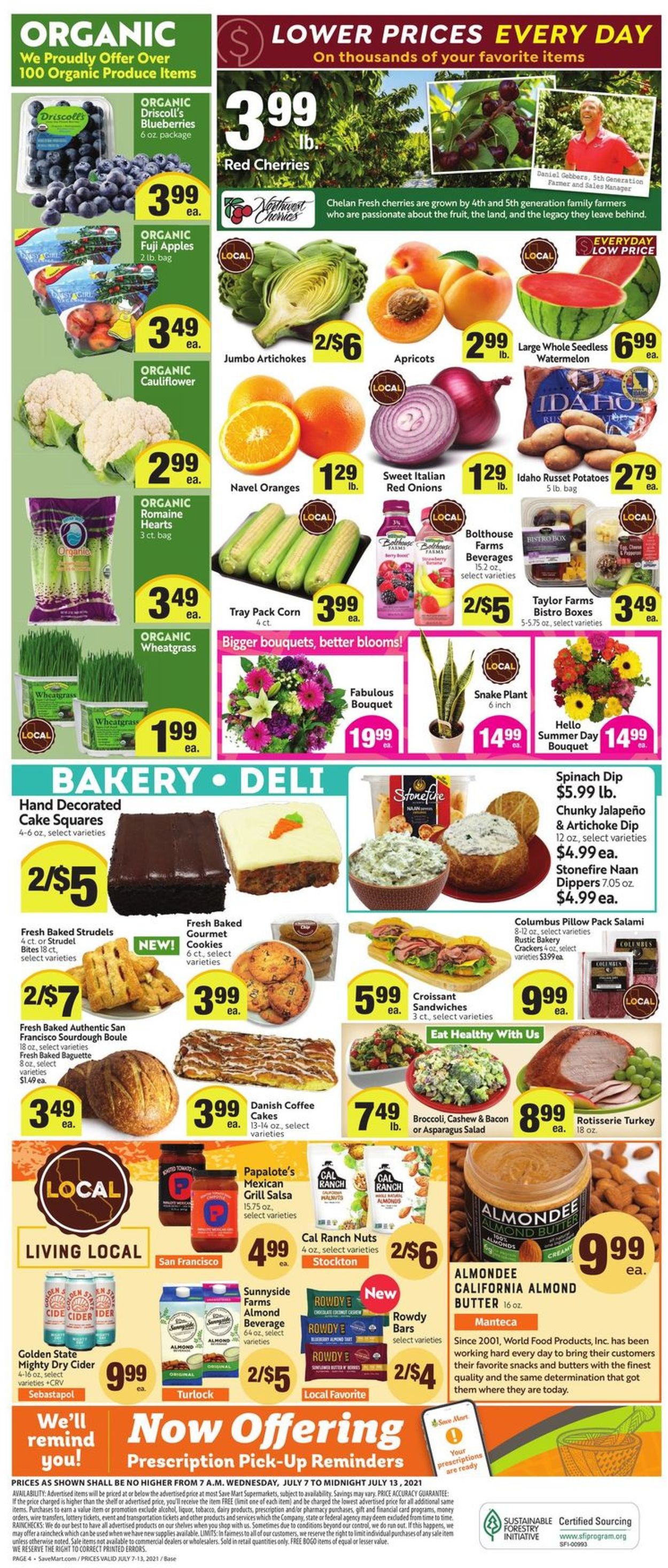 Save Mart Ad from 07/07/2021
