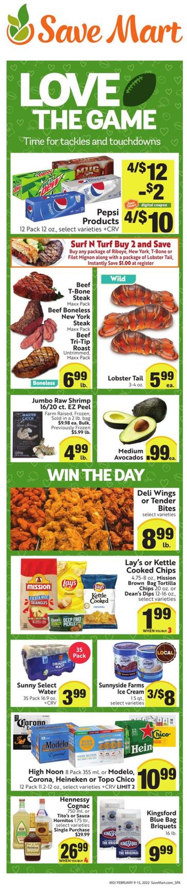 Save Mart Ad from 02/09/2022
