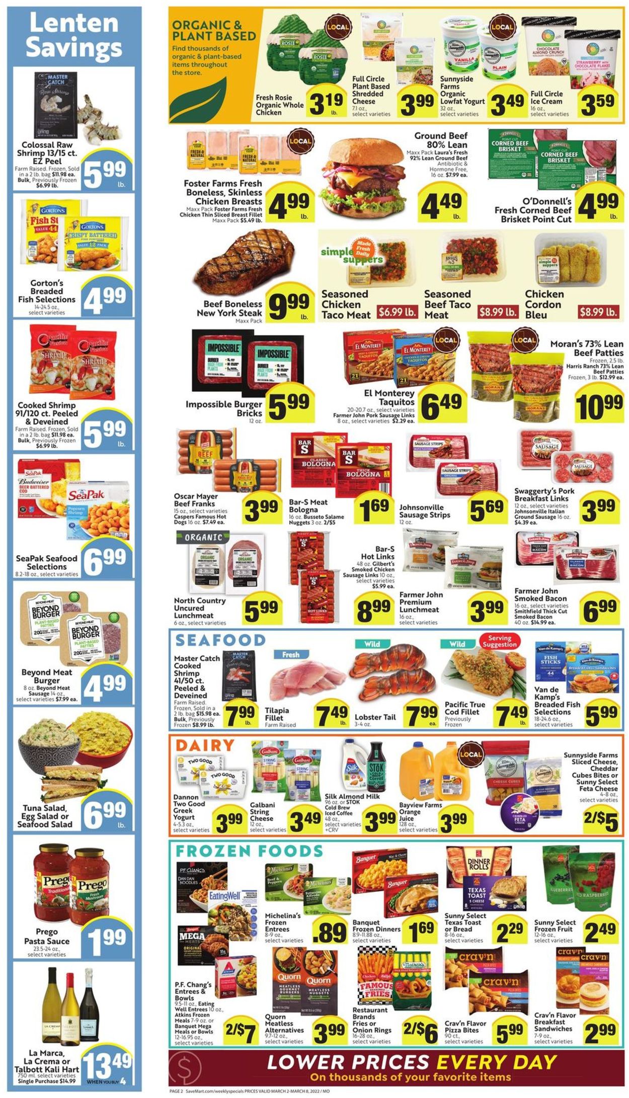 Save Mart Ad from 03/02/2022