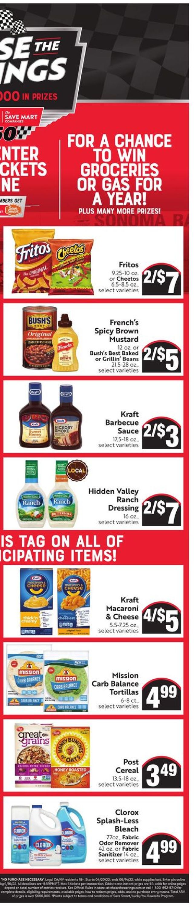 Save Mart Ad from 05/25/2022