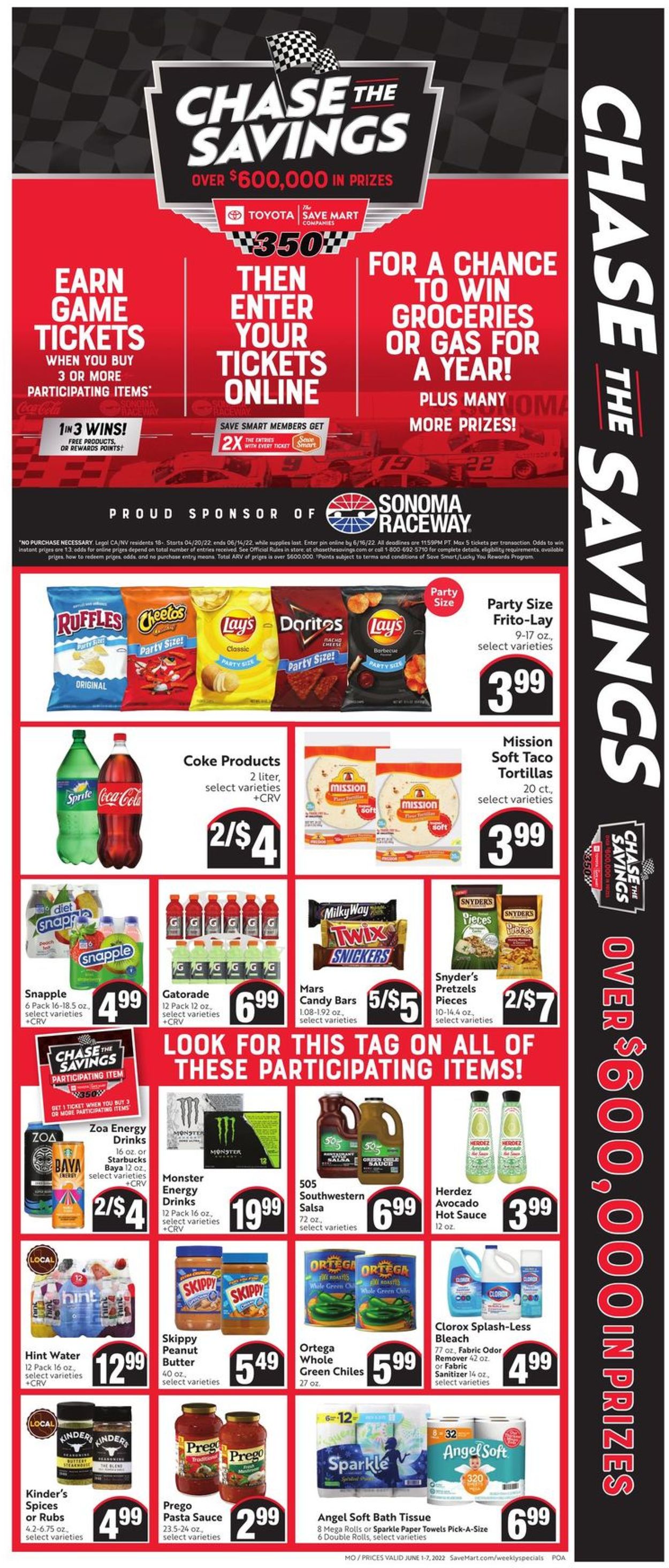 Save Mart Ad from 06/01/2022