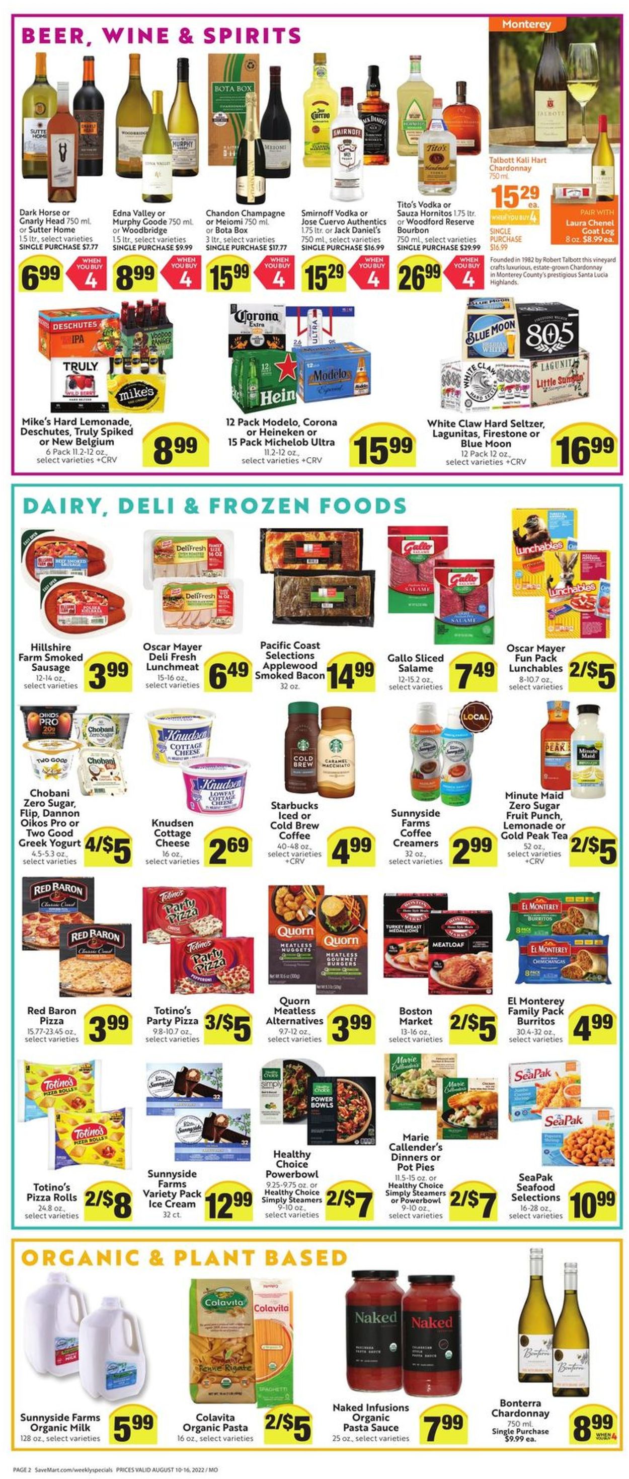Save Mart Ad from 08/10/2022