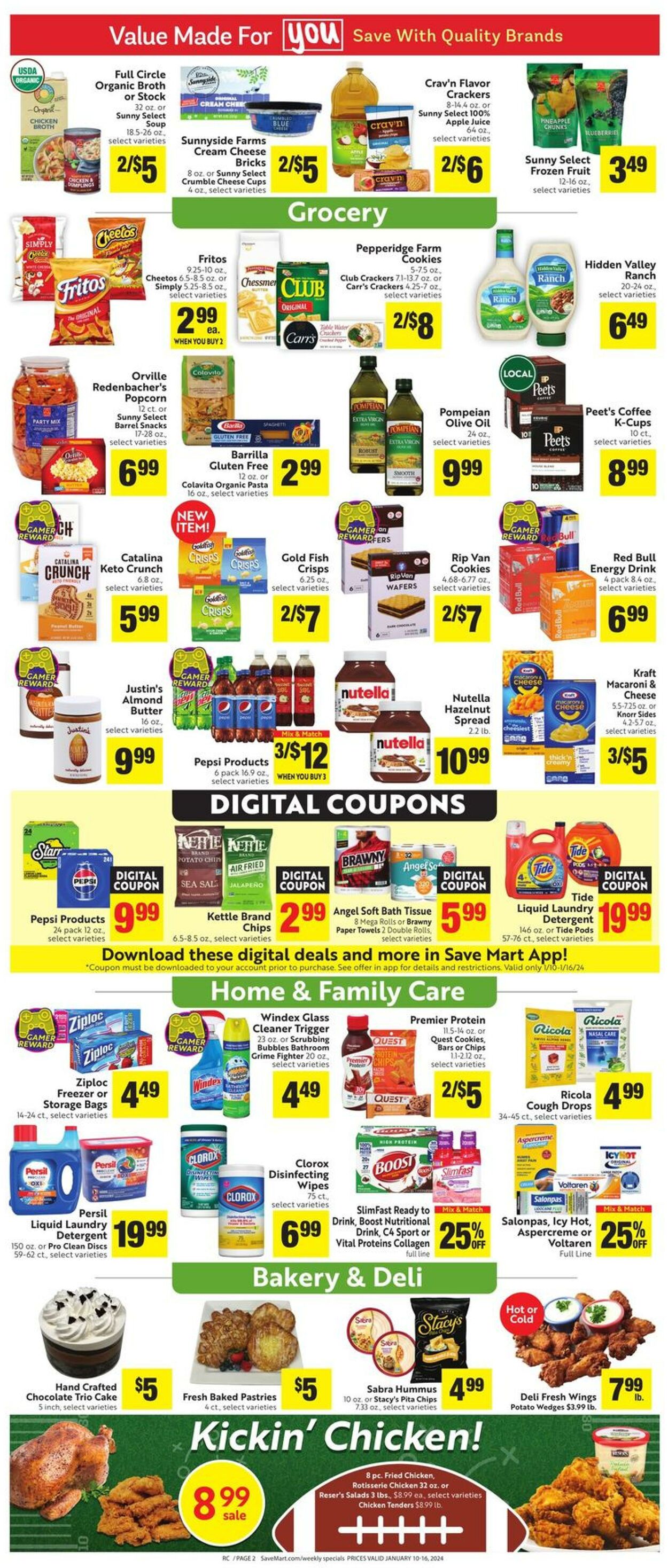 Save Mart Ad from 01/10/2024