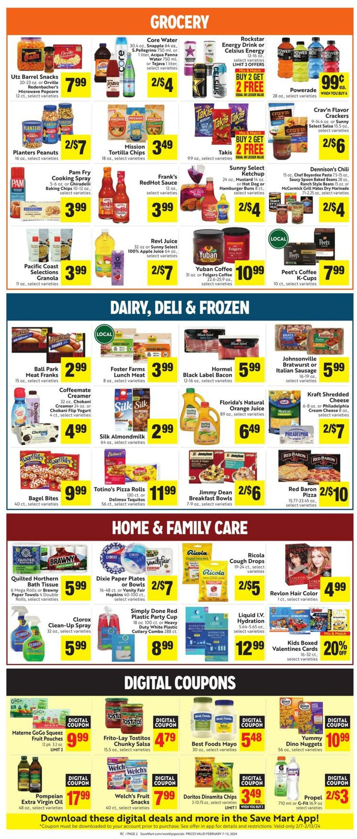Save Mart Ad from 02/07/2024
