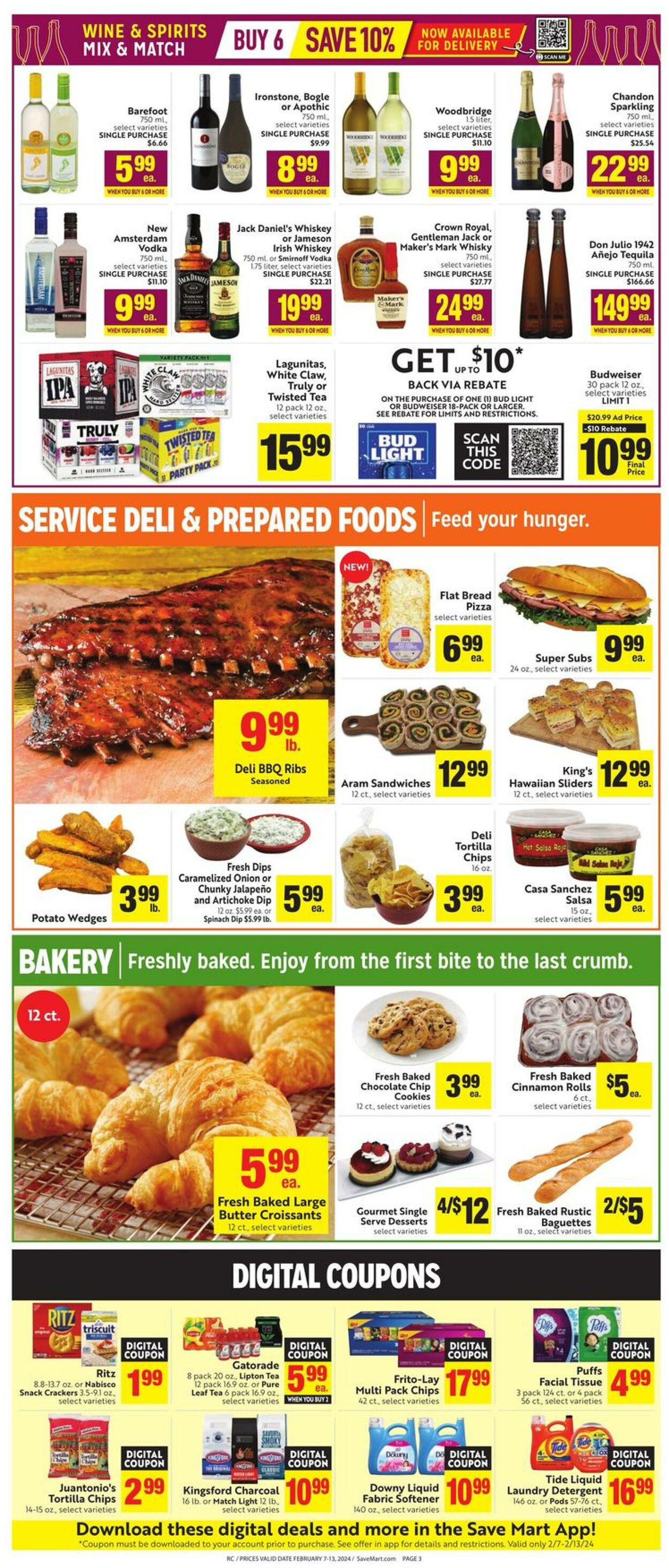 Save Mart Ad from 02/07/2024