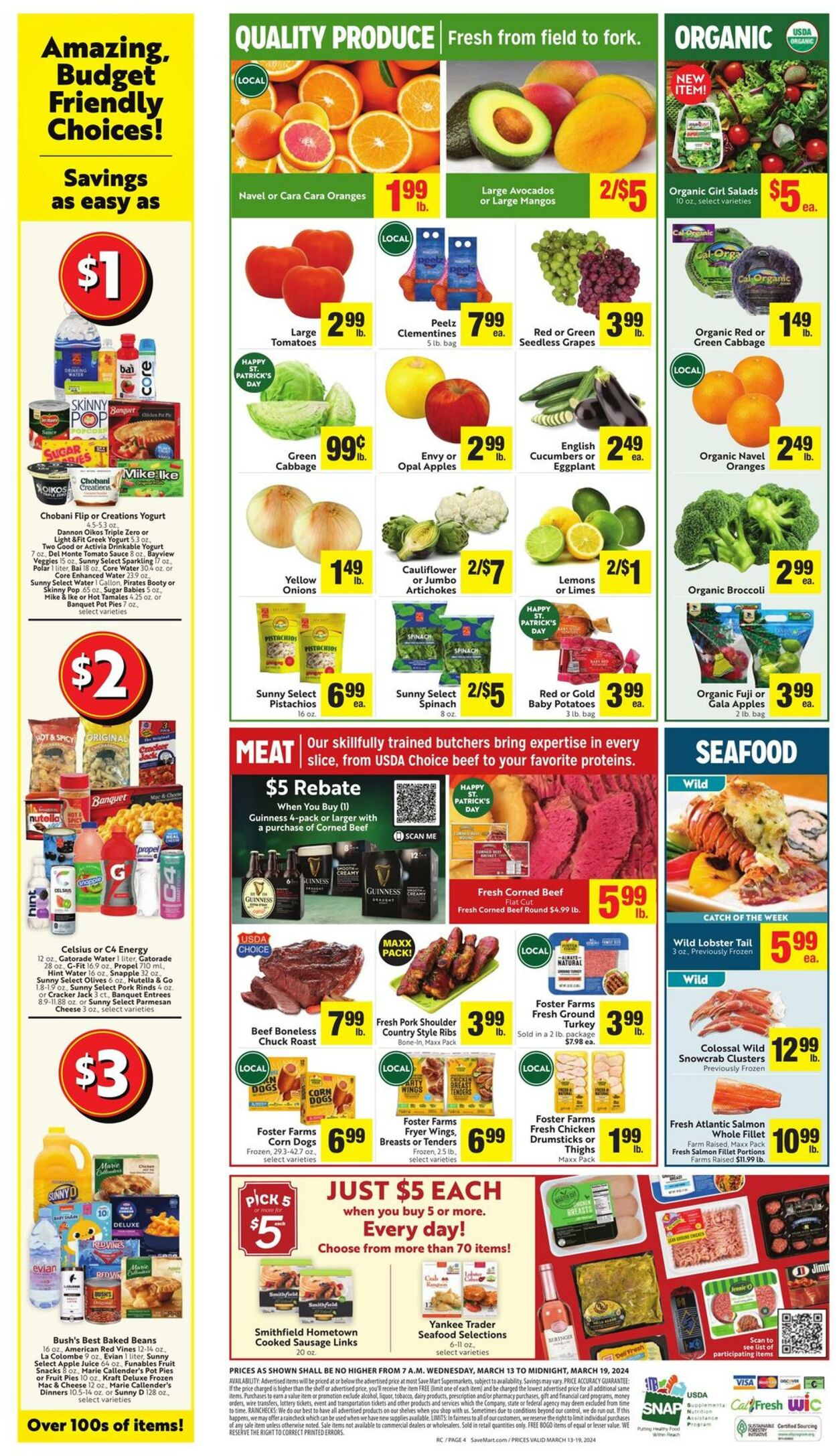 Save Mart Ad from 03/13/2024