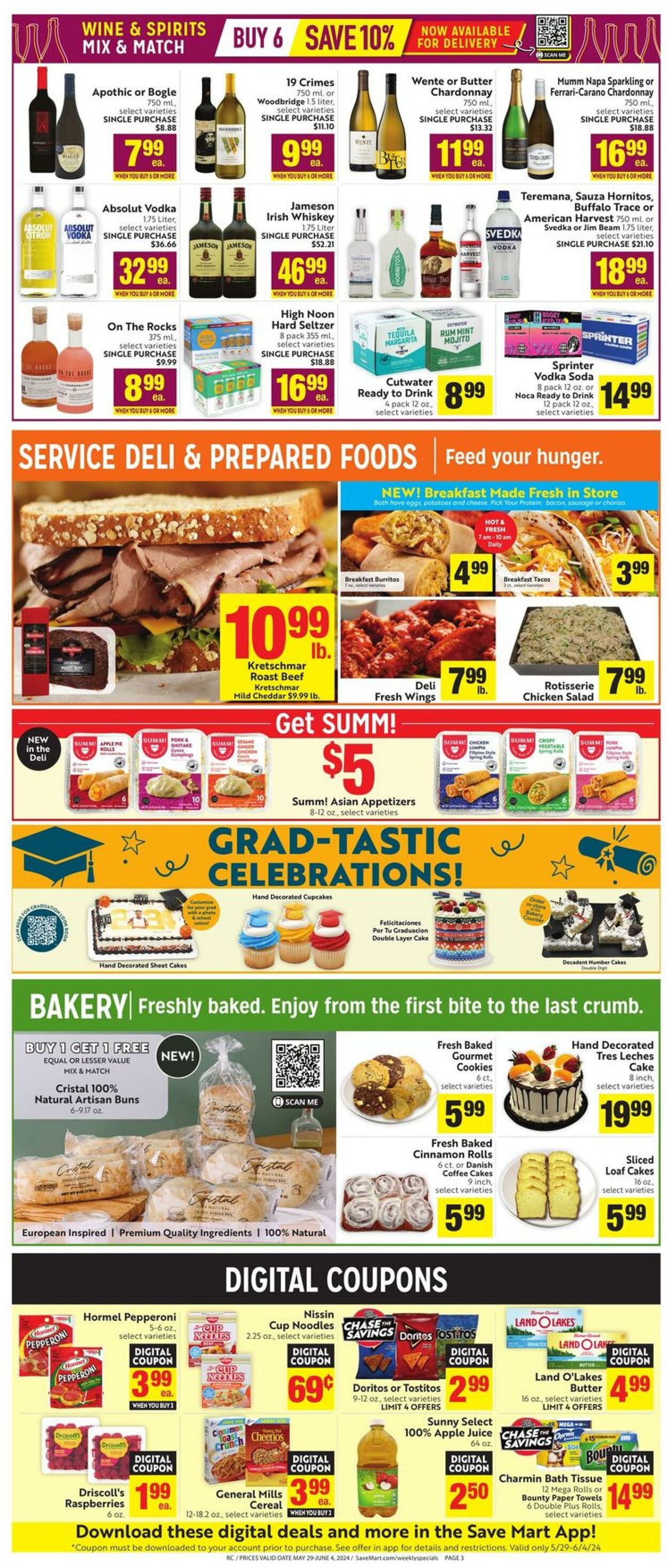 Save Mart Ad from 05/29/2024