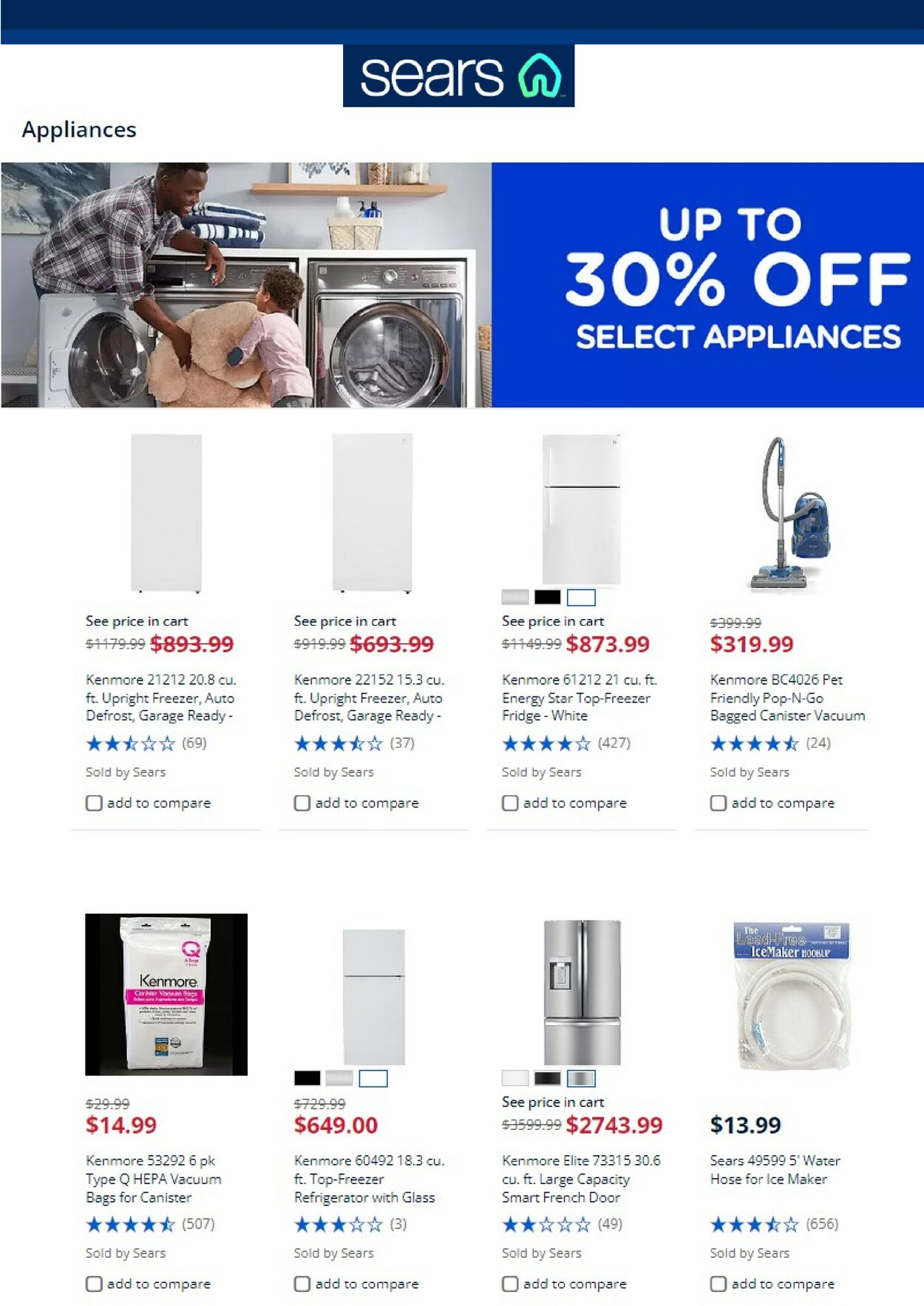 Sears Ad from 09/30/2022