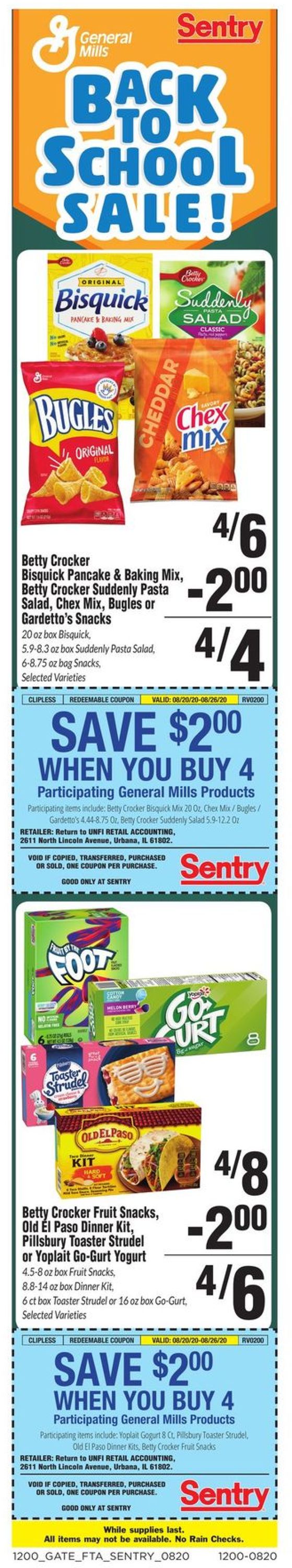 Sentry Ad from 08/20/2020
