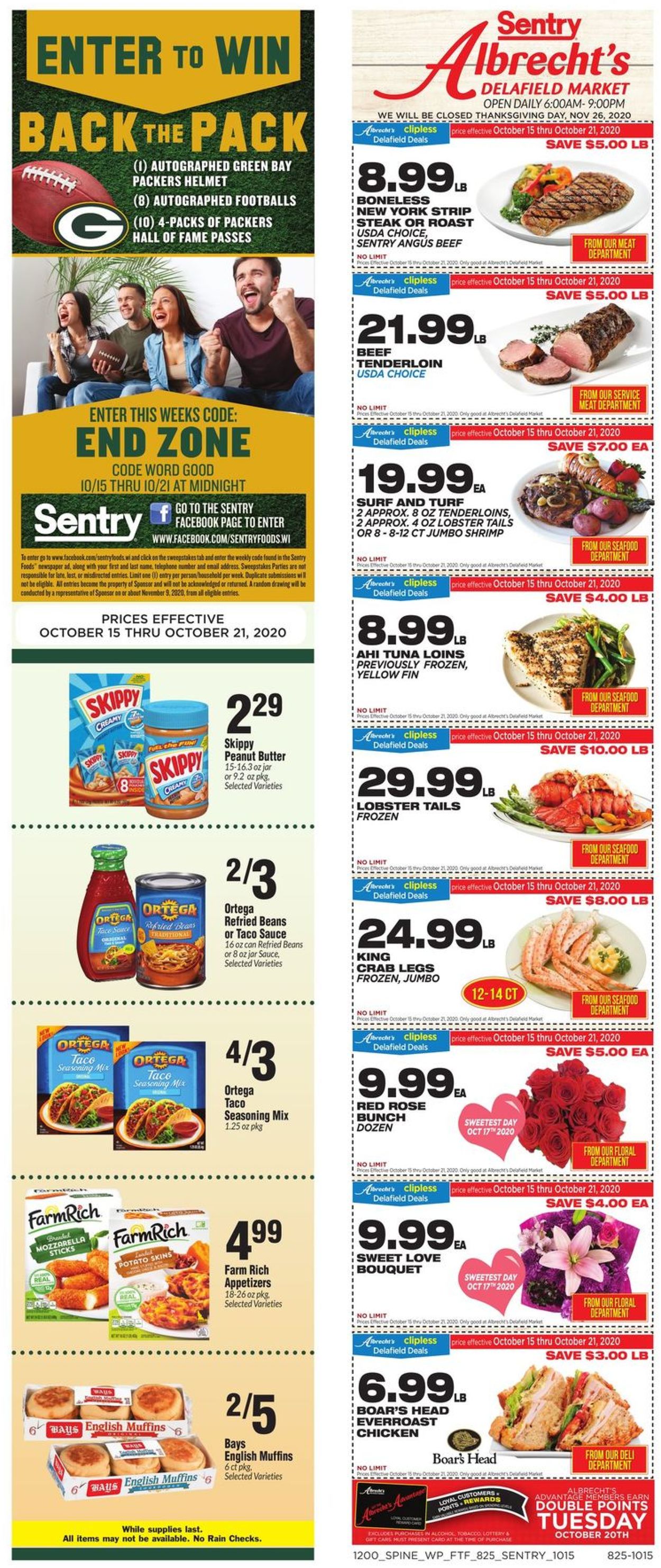 Sentry Ad from 10/15/2020