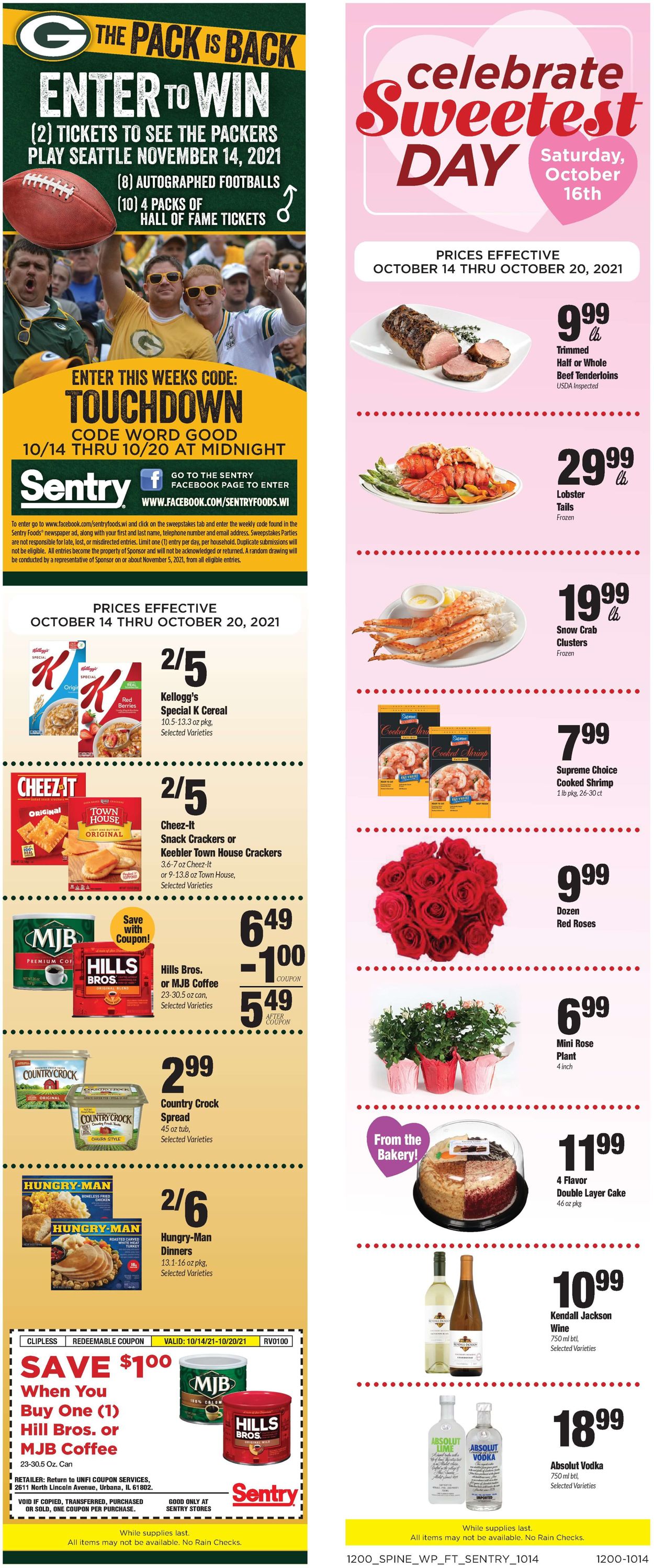 Sentry Ad from 10/14/2021