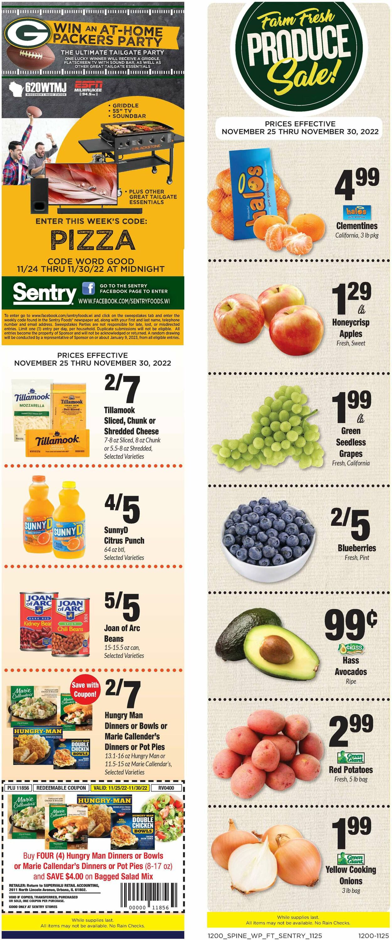Sentry Ad from 11/25/2022