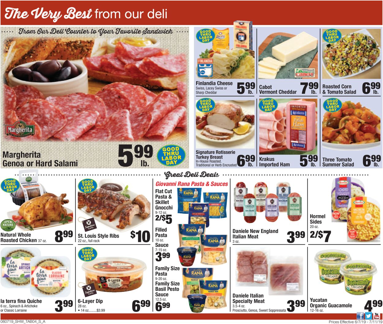 Shaw’s Ad from 06/07/2019