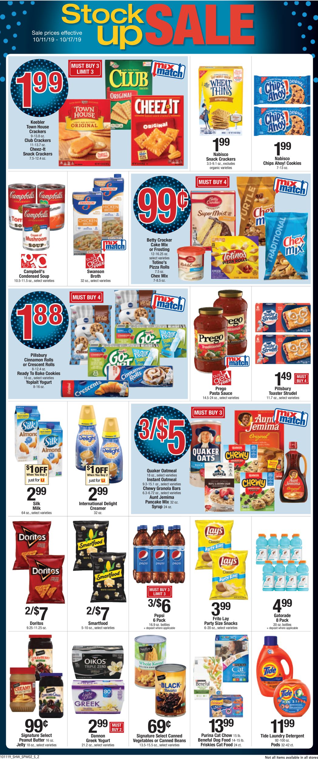 Shaw’s Ad from 10/11/2019