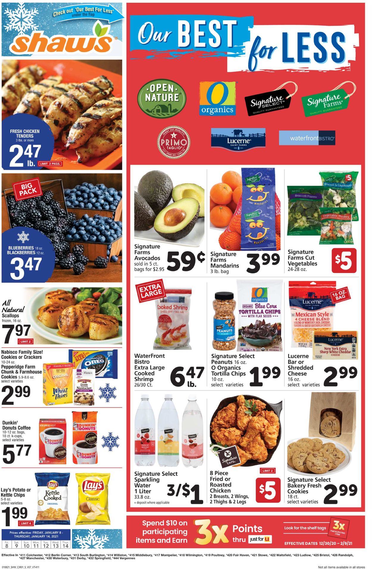 Shaw’s Ad from 01/08/2021