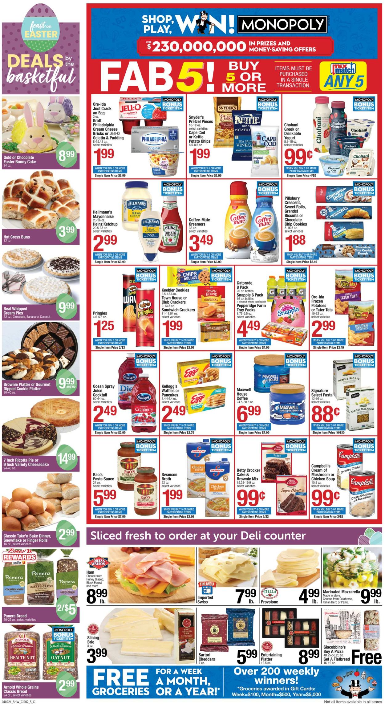 Shaw’s Ad from 04/02/2021
