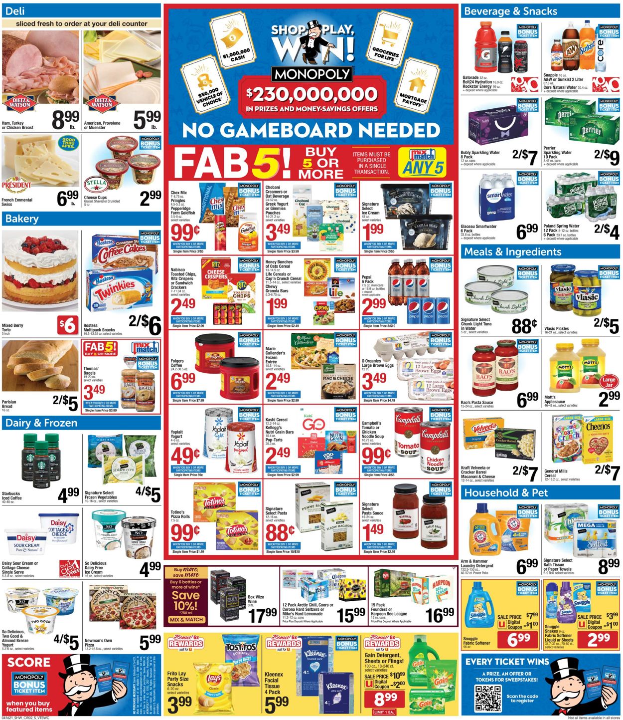 Shaw’s Ad from 04/16/2021