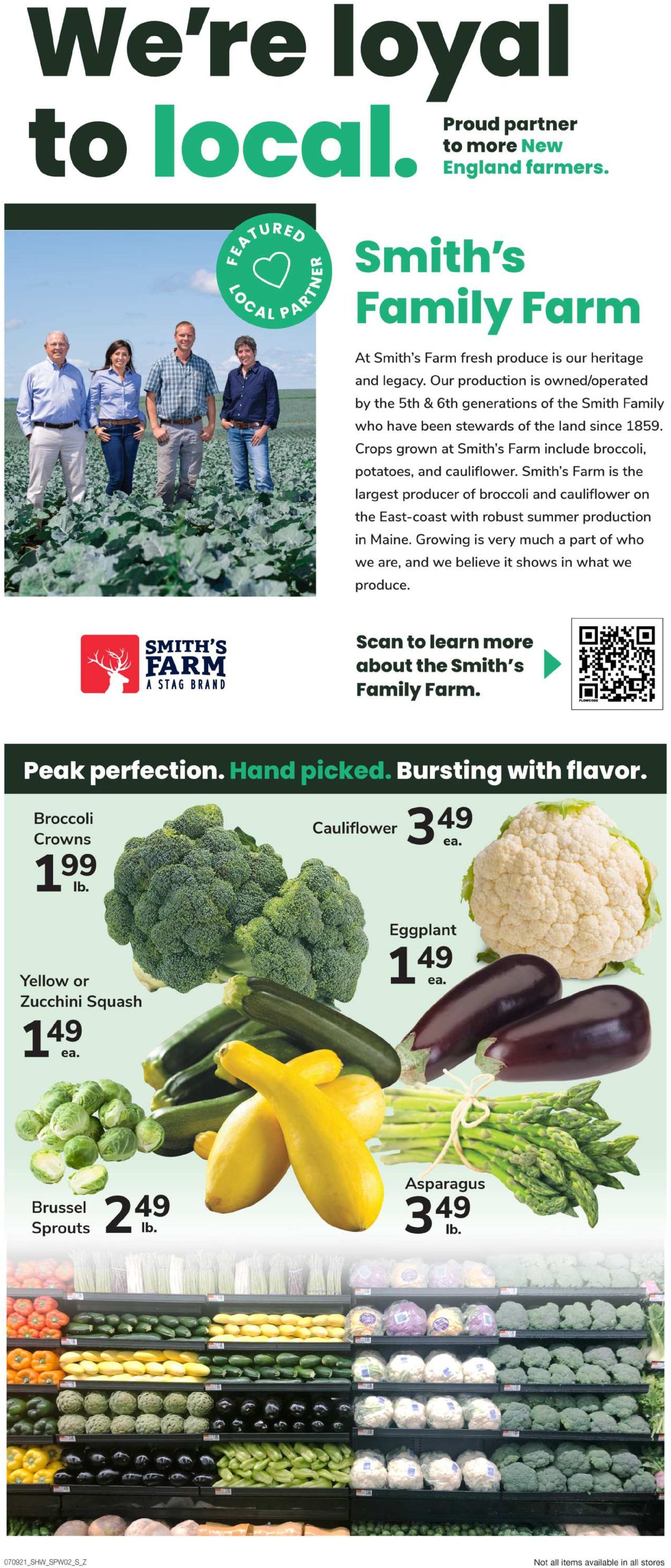 Shaw’s Ad from 07/09/2021