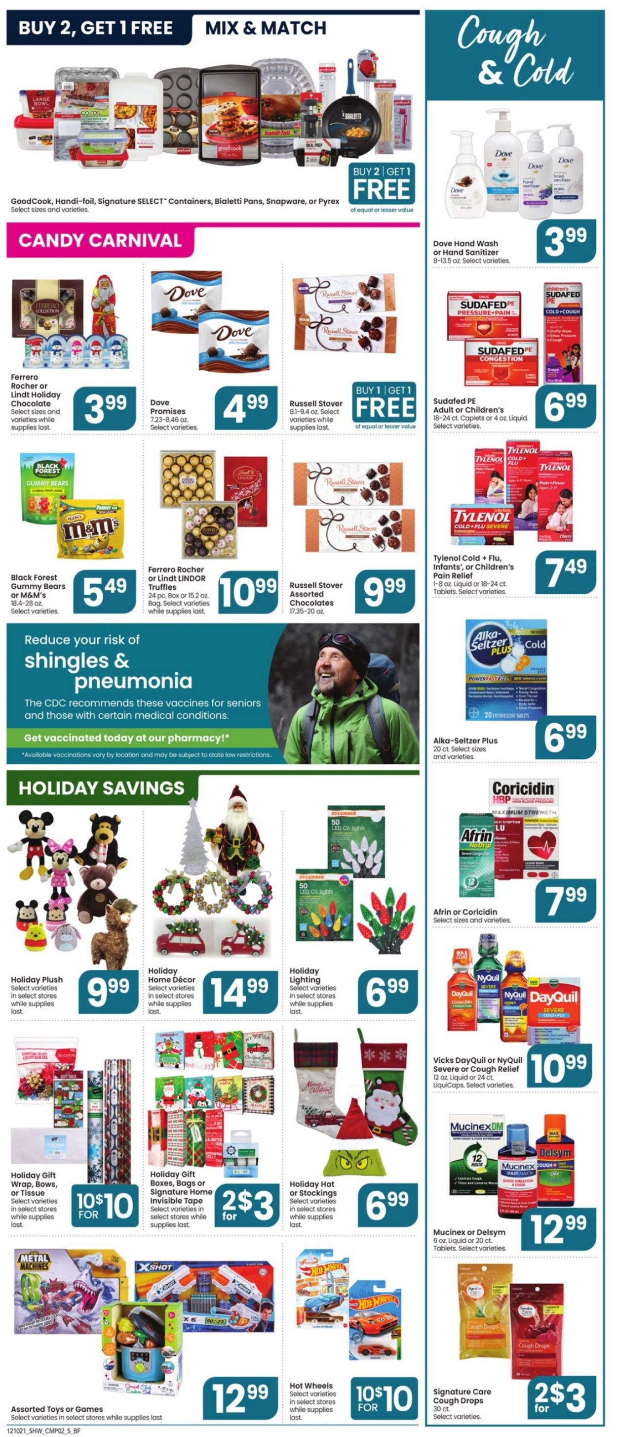 Shaw’s Ad from 12/10/2021