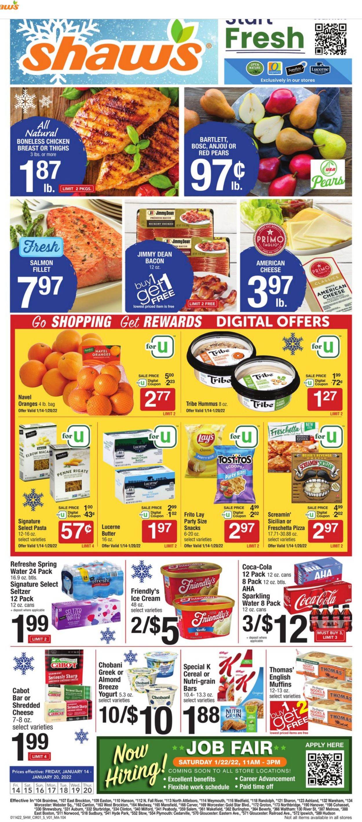 Shaw’s Ad from 01/14/2022