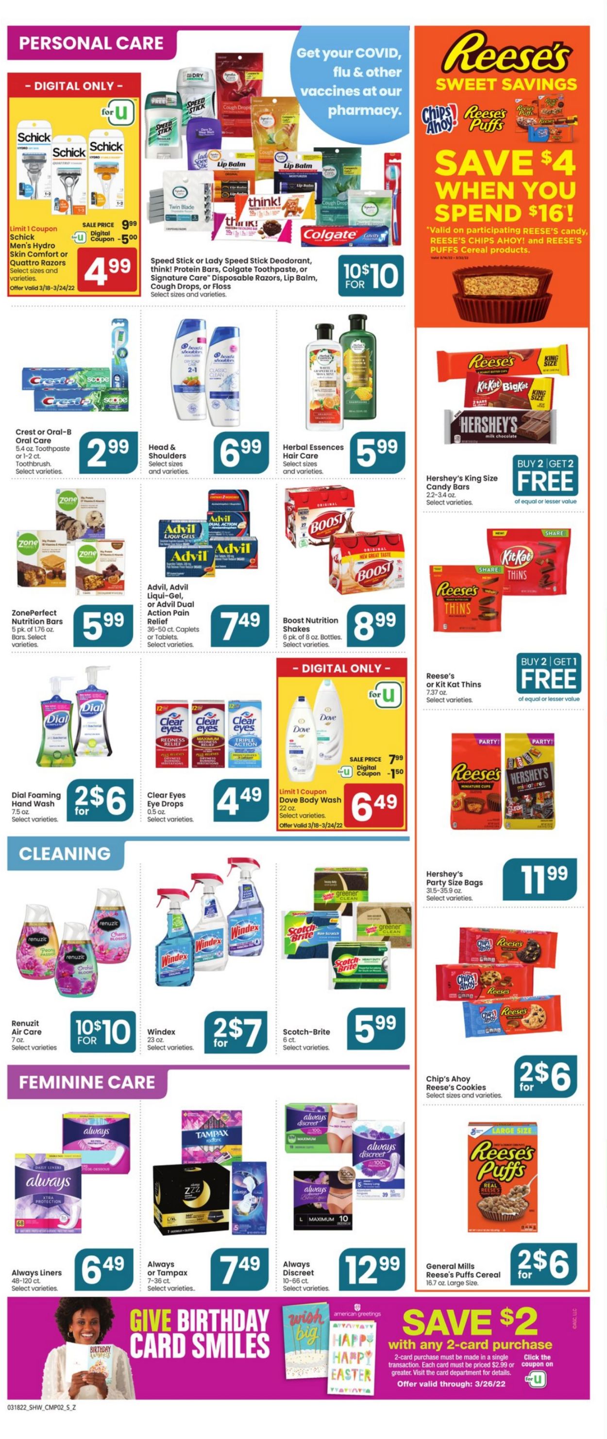 Shaw’s Ad from 03/18/2022