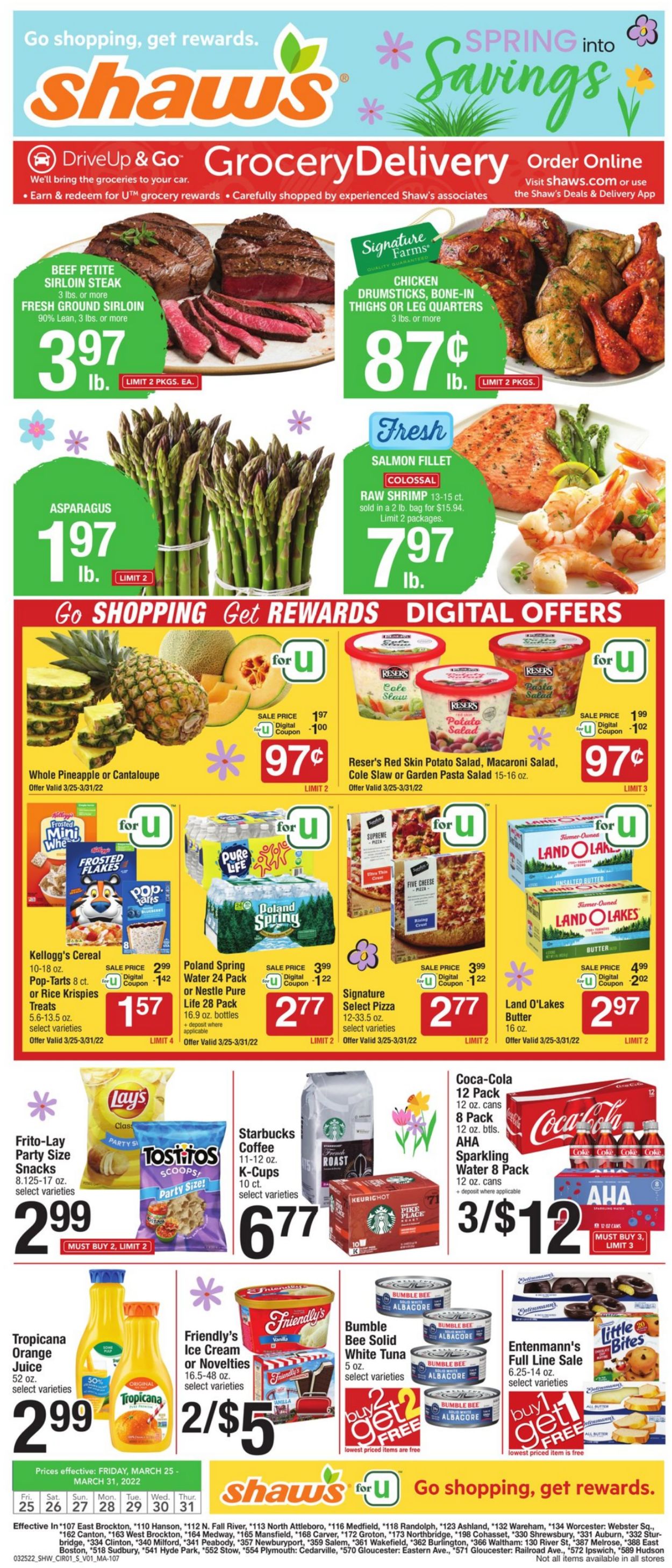Shaw’s Ad from 03/25/2022