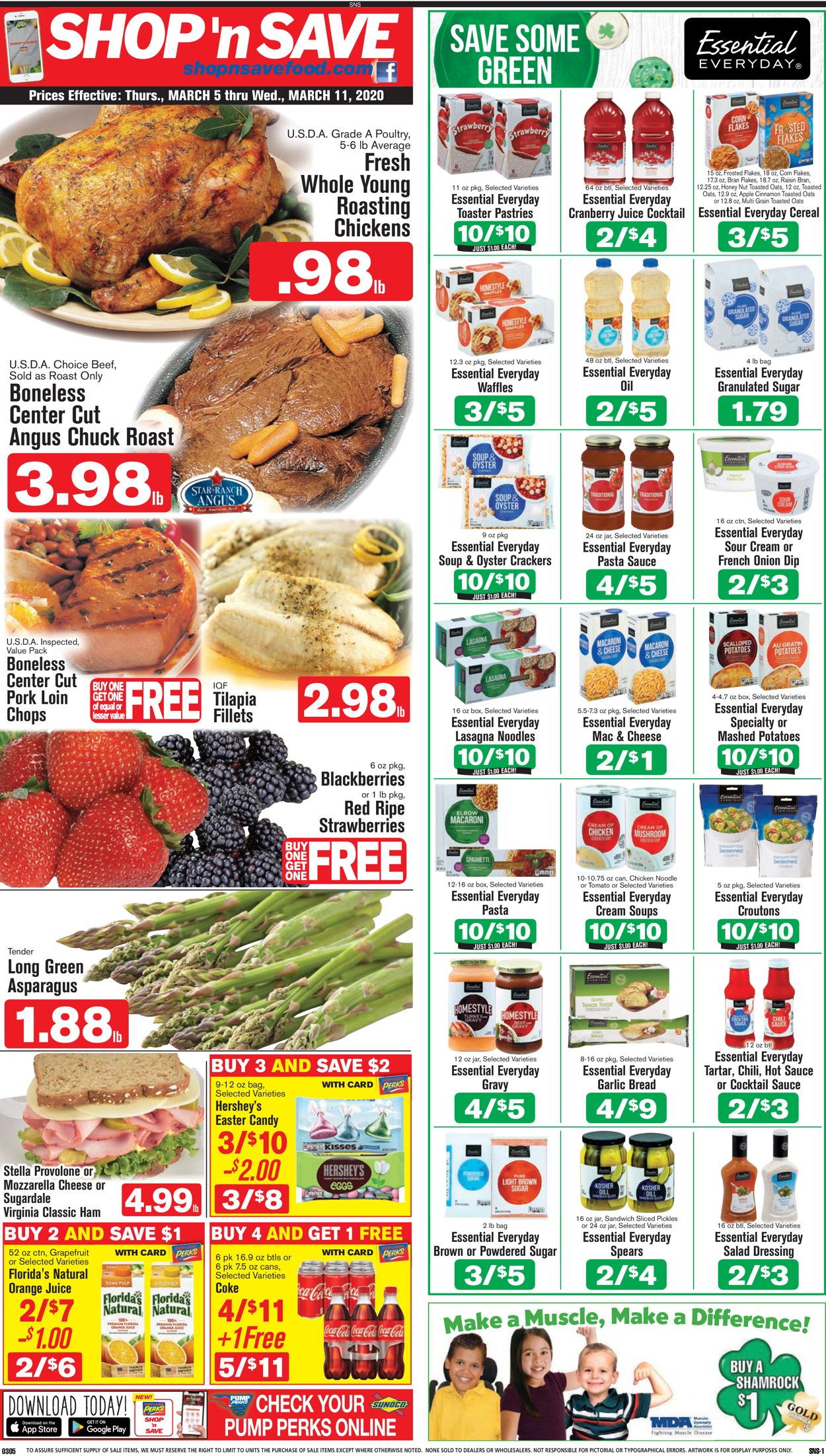 Shop ‘n Save (Pittsburgh) Ad from 03/05/2020
