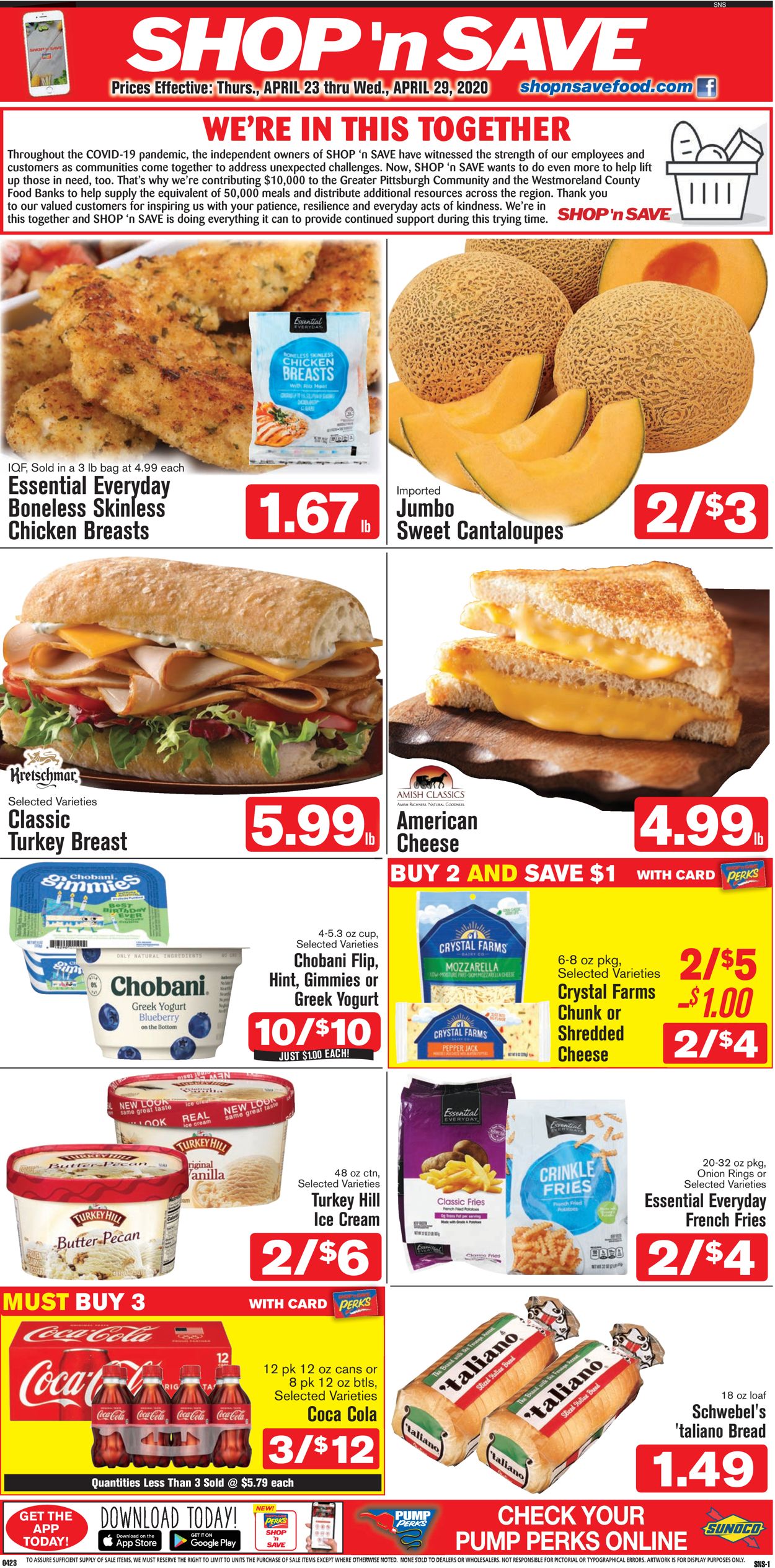 Shop ‘n Save (Pittsburgh) Ad from 04/23/2020