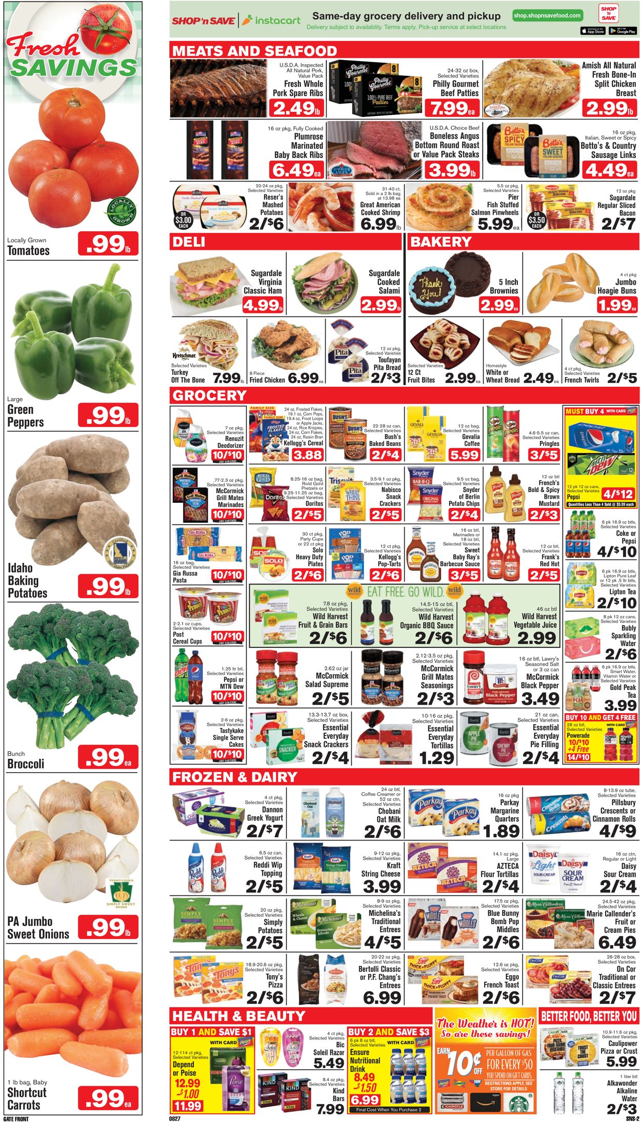Shop ‘n Save (Pittsburgh) Ad from 08/27/2020