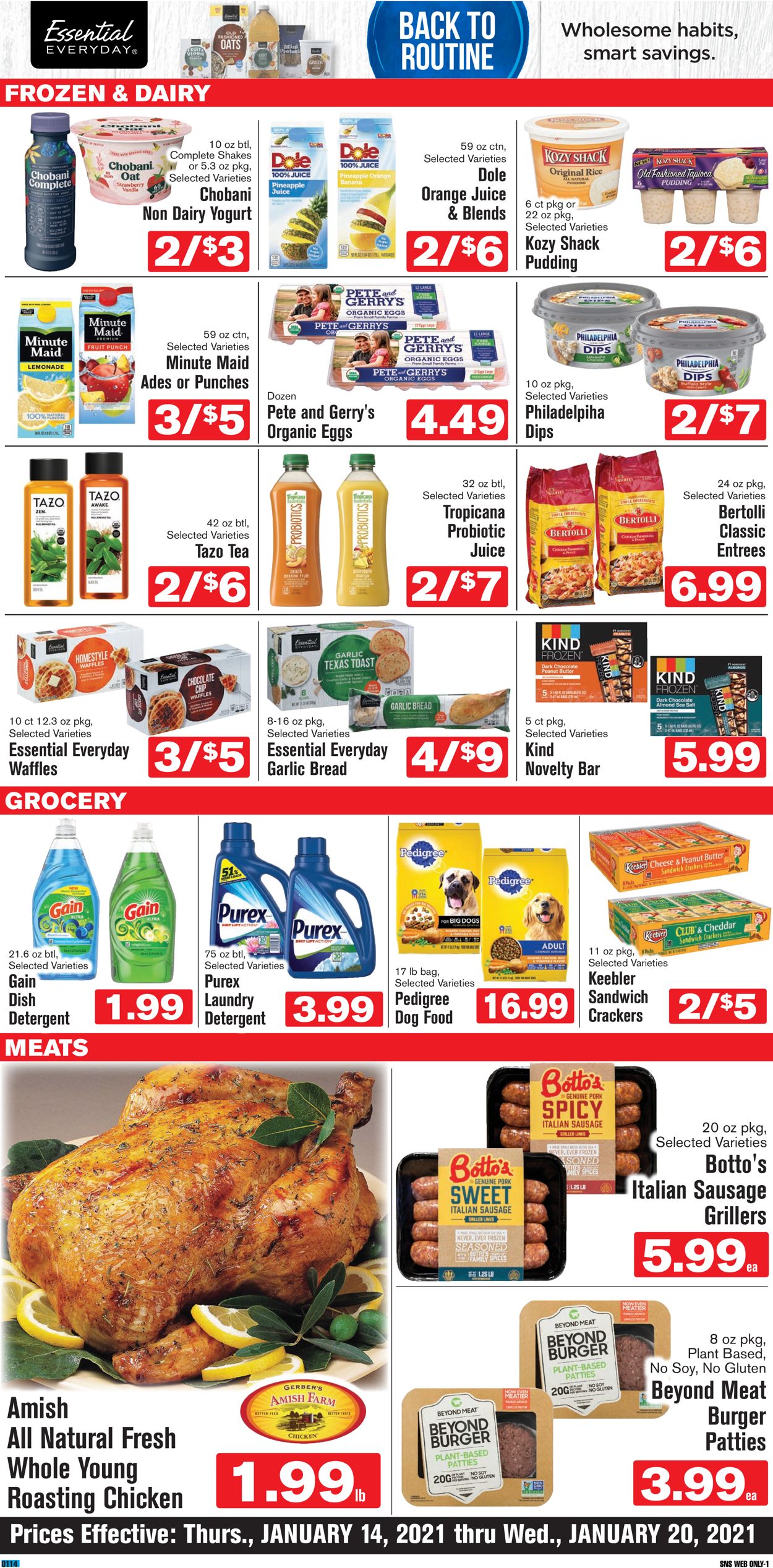 Shop ‘n Save (Pittsburgh) Ad from 01/14/2021