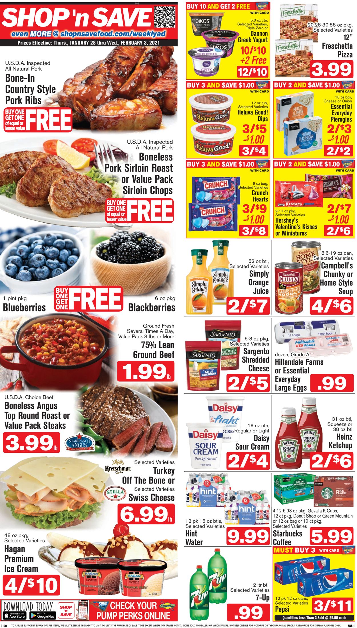 Shop ‘n Save (Pittsburgh) Ad from 01/28/2021