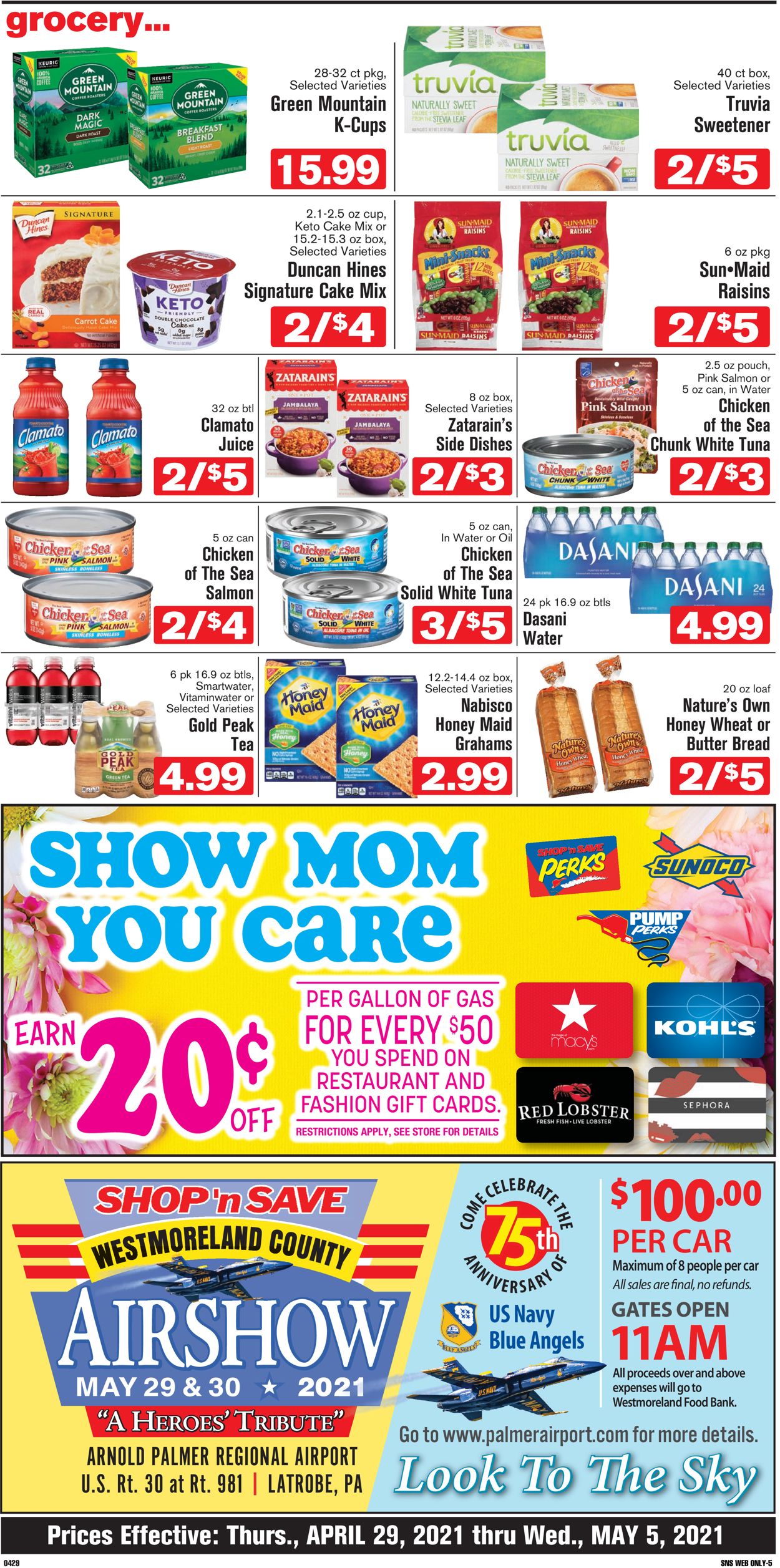Shop ‘n Save (Pittsburgh) Ad from 04/29/2021