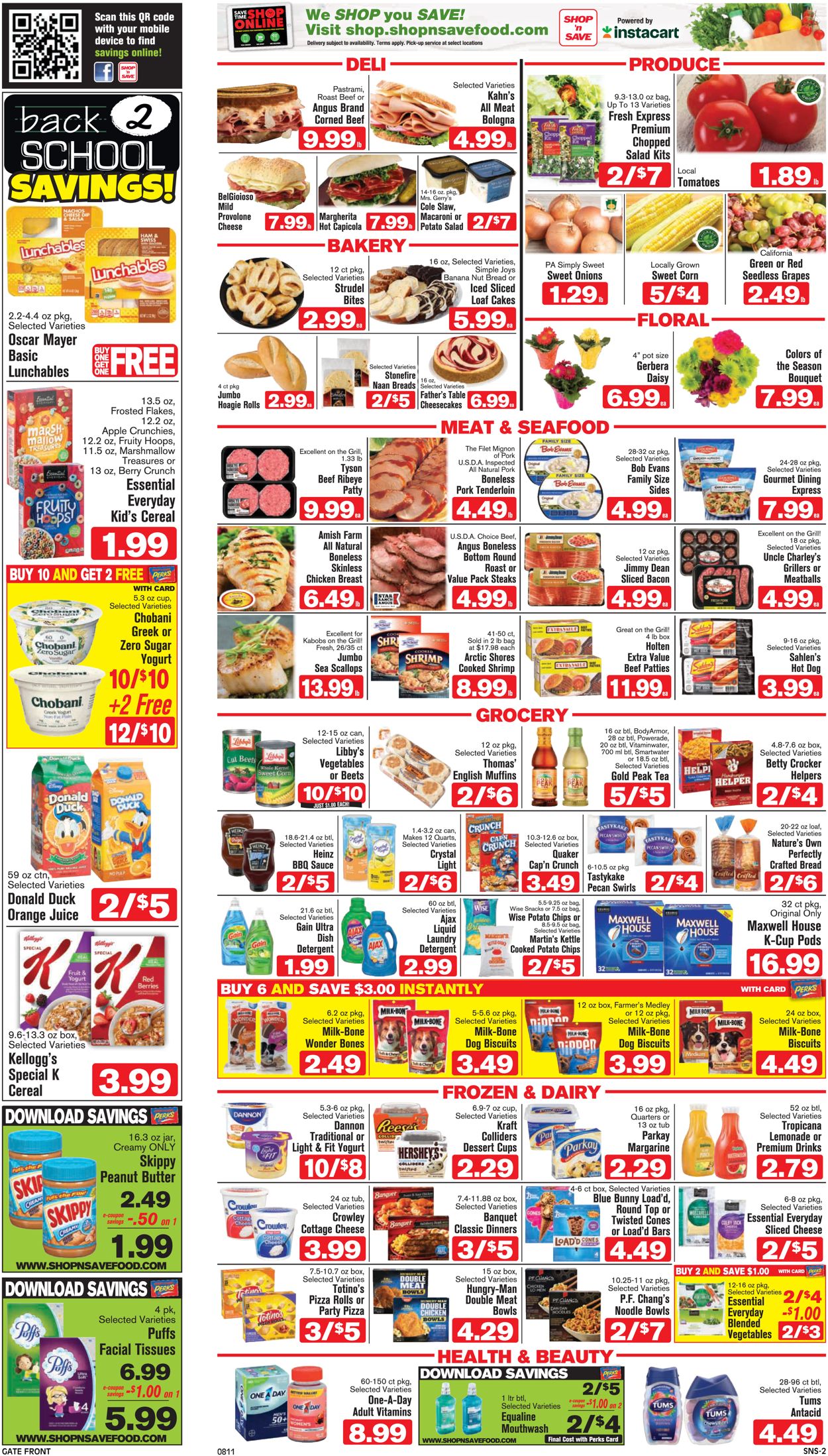 Shop ‘n Save (Pittsburgh) Ad from 08/11/2022