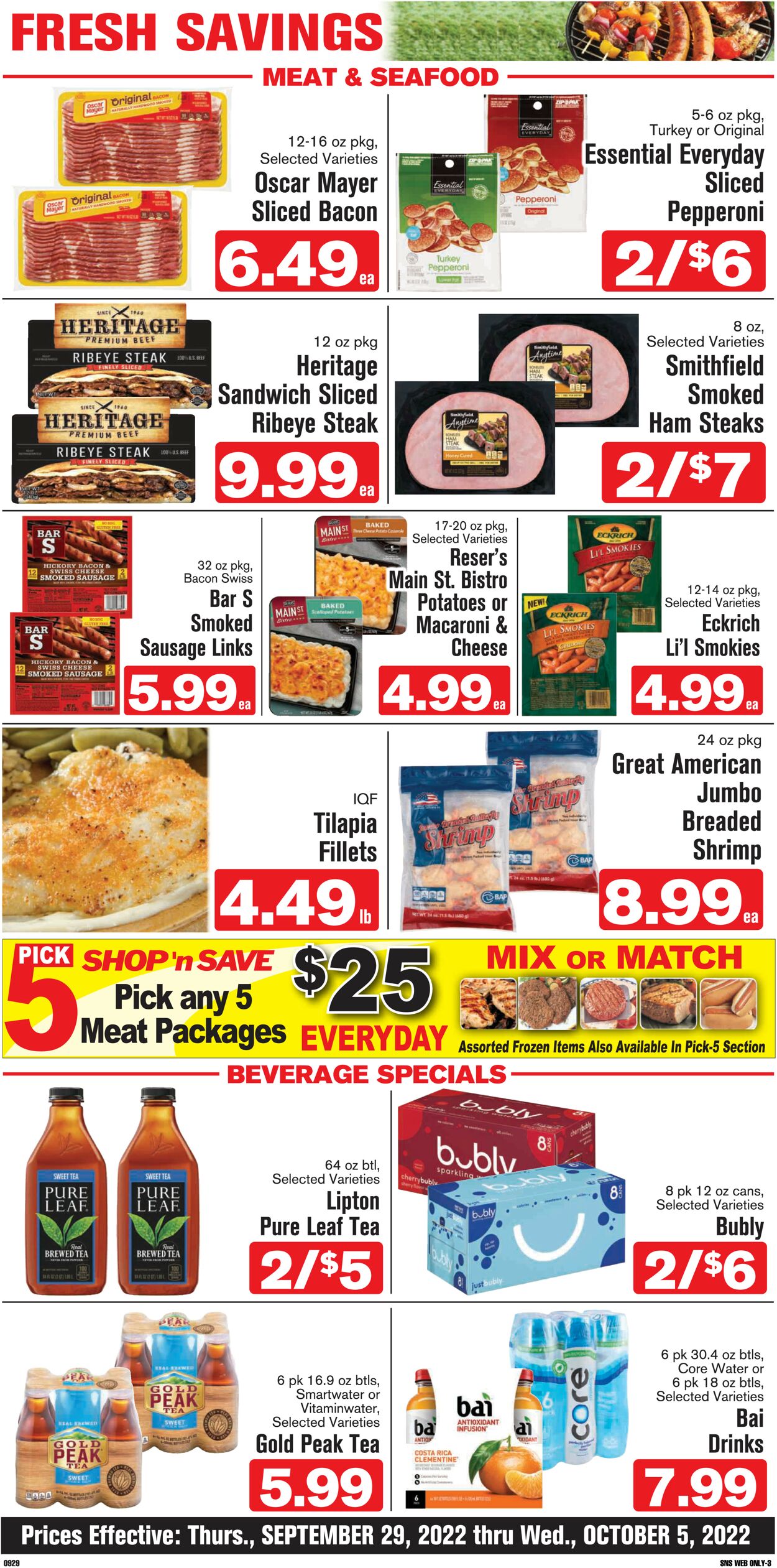 Shop ‘n Save (Pittsburgh) Ad from 09/29/2022