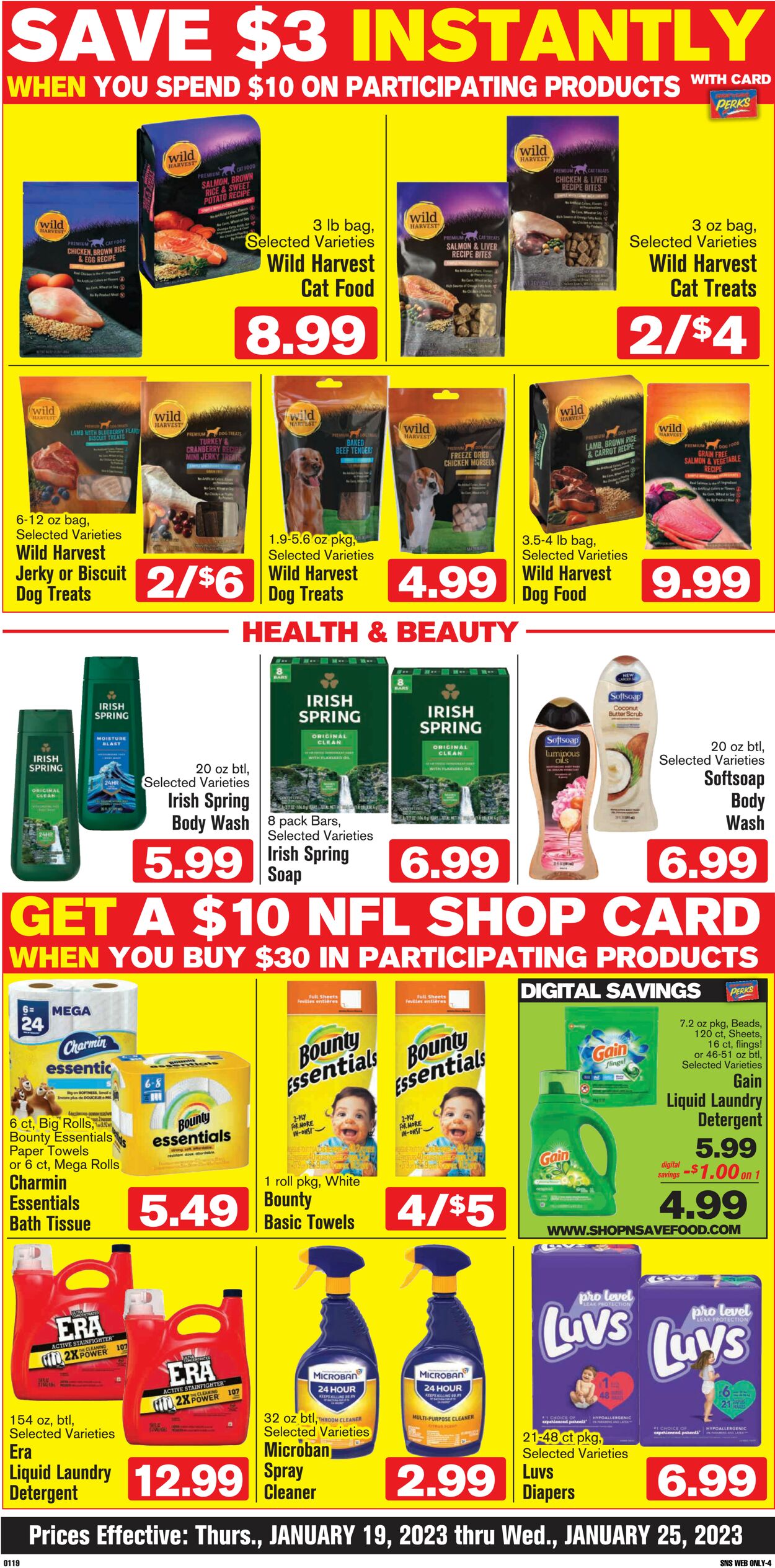Shop ‘n Save (Pittsburgh) Ad from 01/19/2023