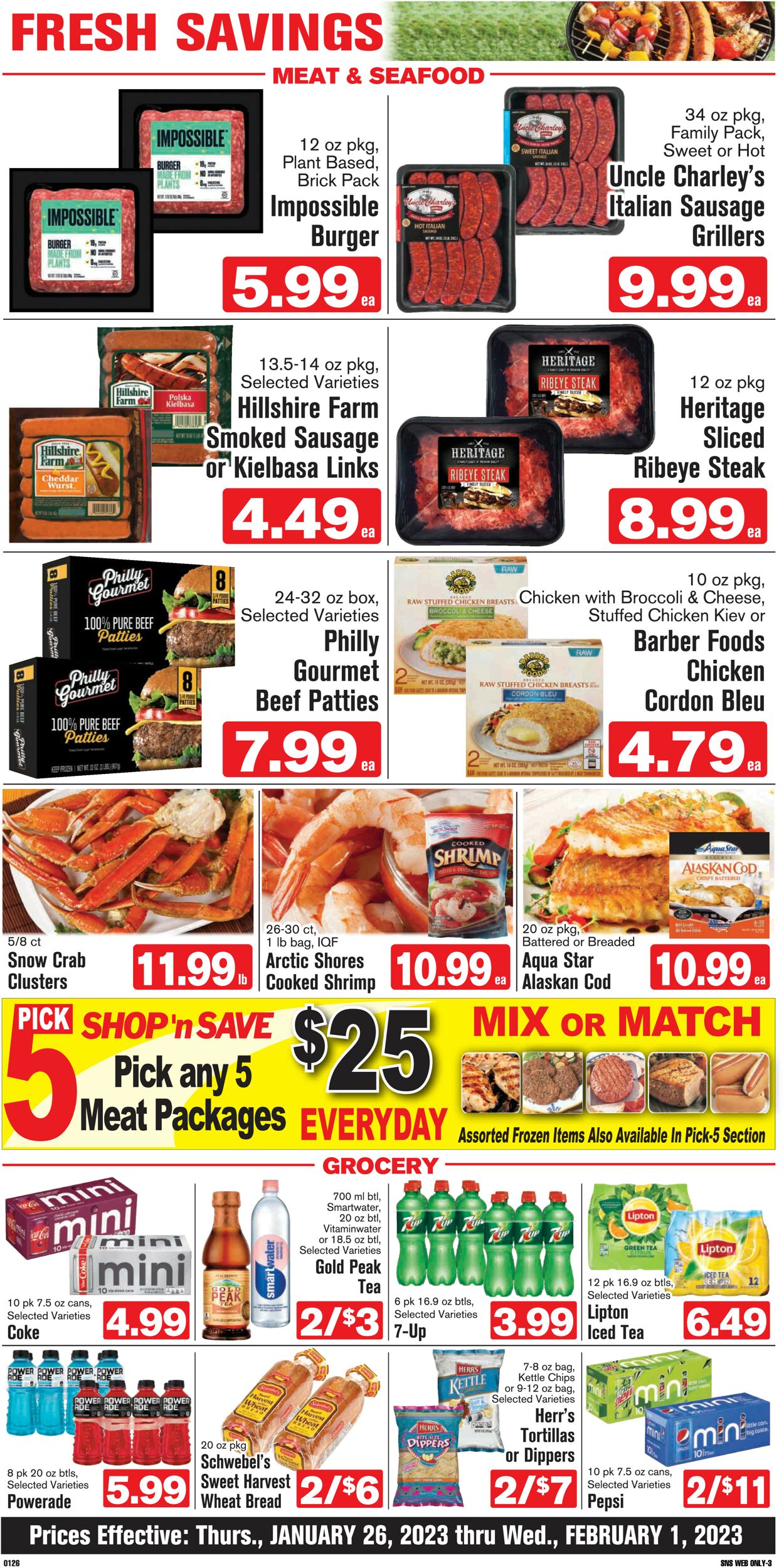 Shop ‘n Save (Pittsburgh) Ad from 01/26/2023