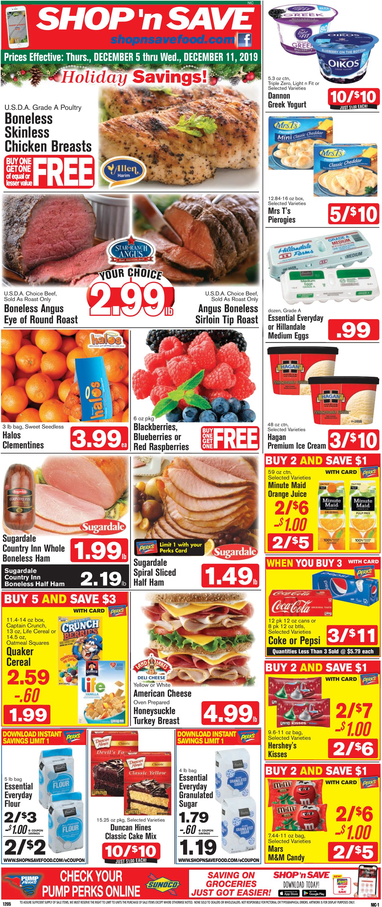 Shop ‘n Save Ad from 12/05/2019